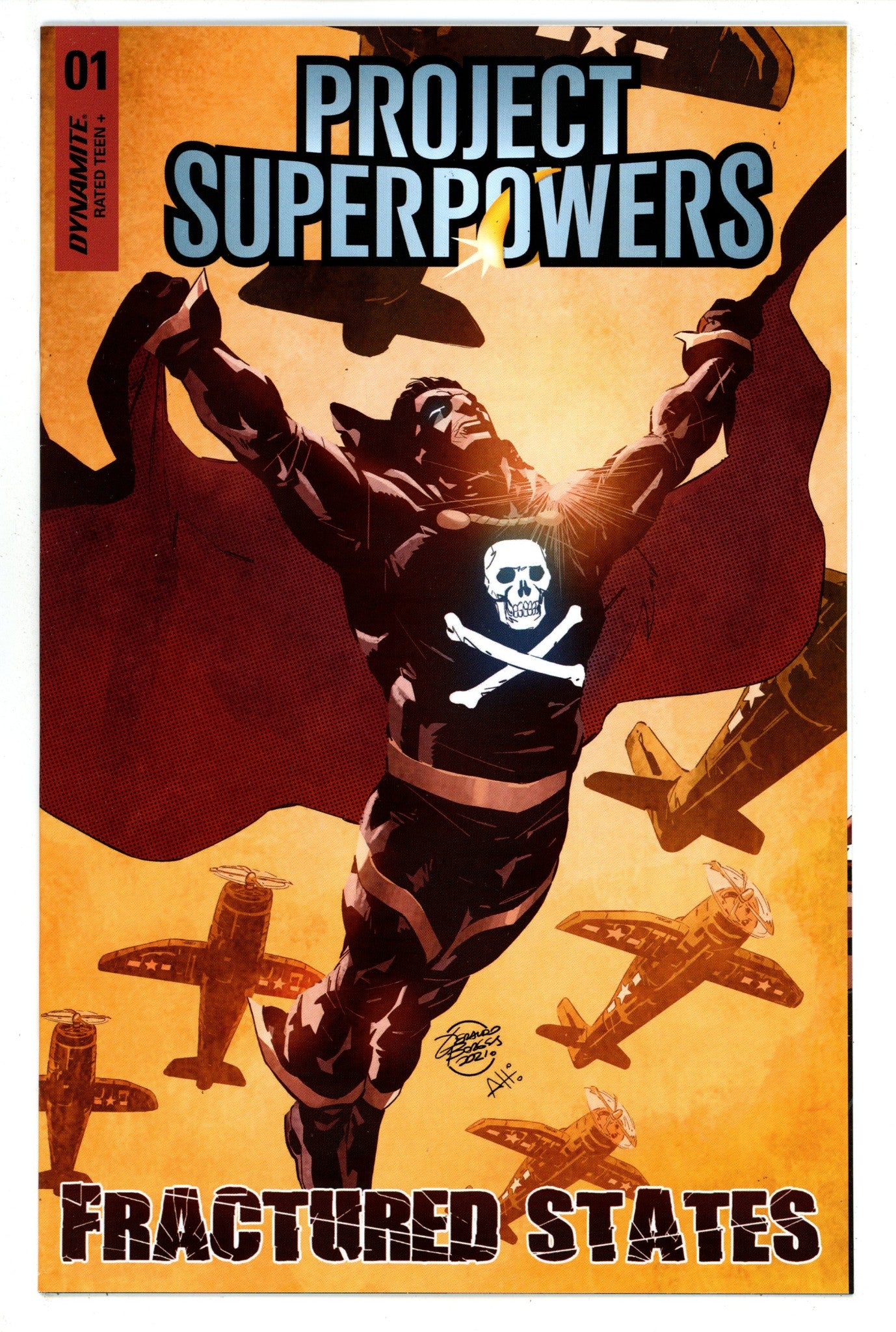 Project Superpowers: Fractured States 1 High Grade (2022) Borges Variant 