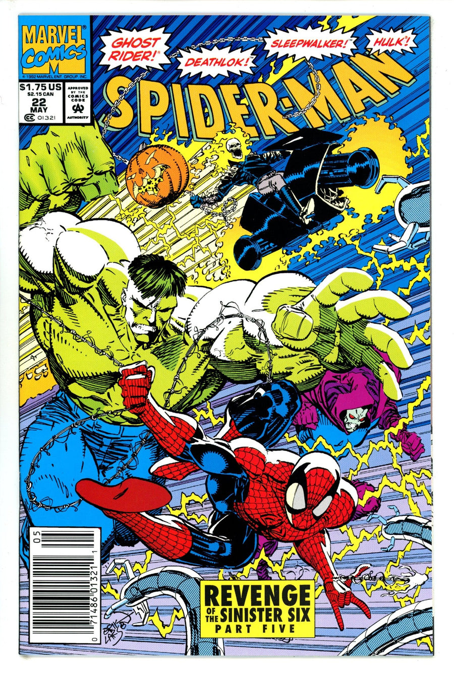 Spider-Man Vol 1 22  High Grade   (1992)   Newsstand