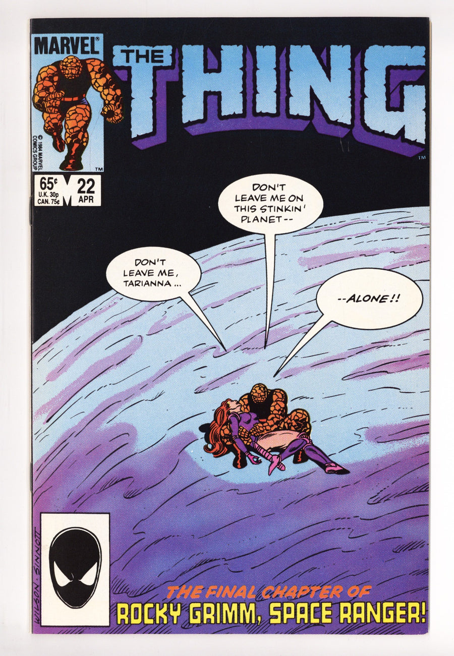 The Thing Vol 1 22 High Grade (1985) 