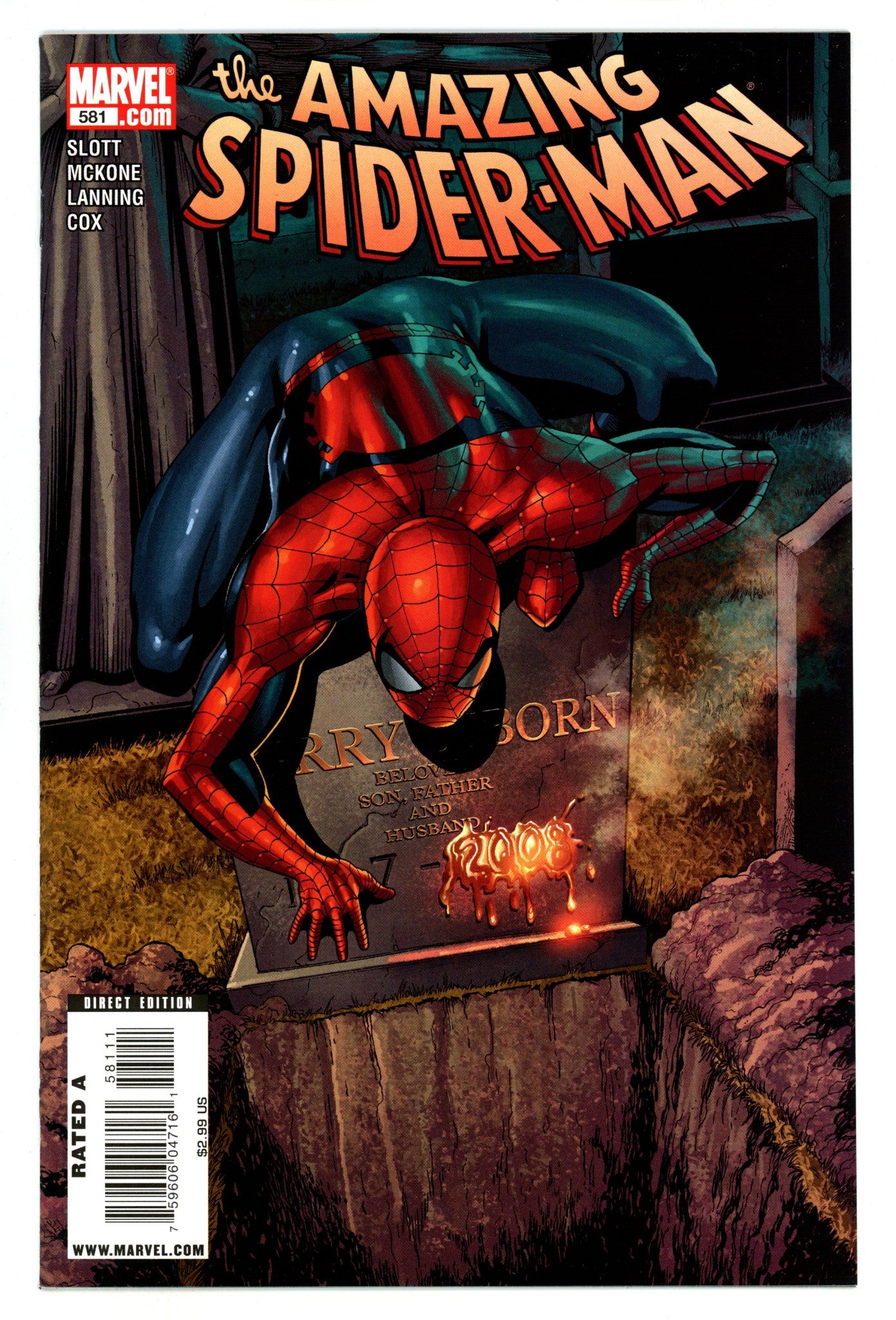 The Amazing Spider-Man Vol 2 581 High Grade (2009) 