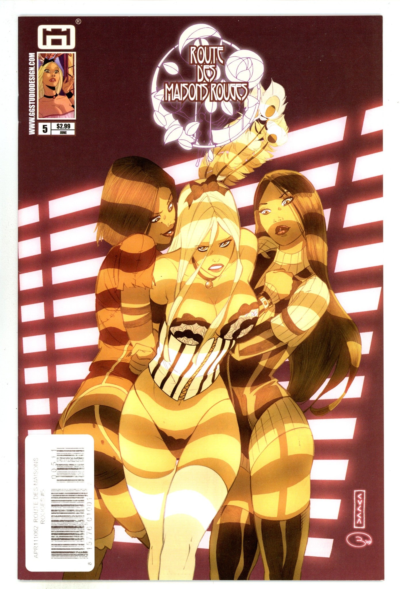 Route des Maisons Rouges 5 VF/NM (9.0) Sticker on Cover (2011) 