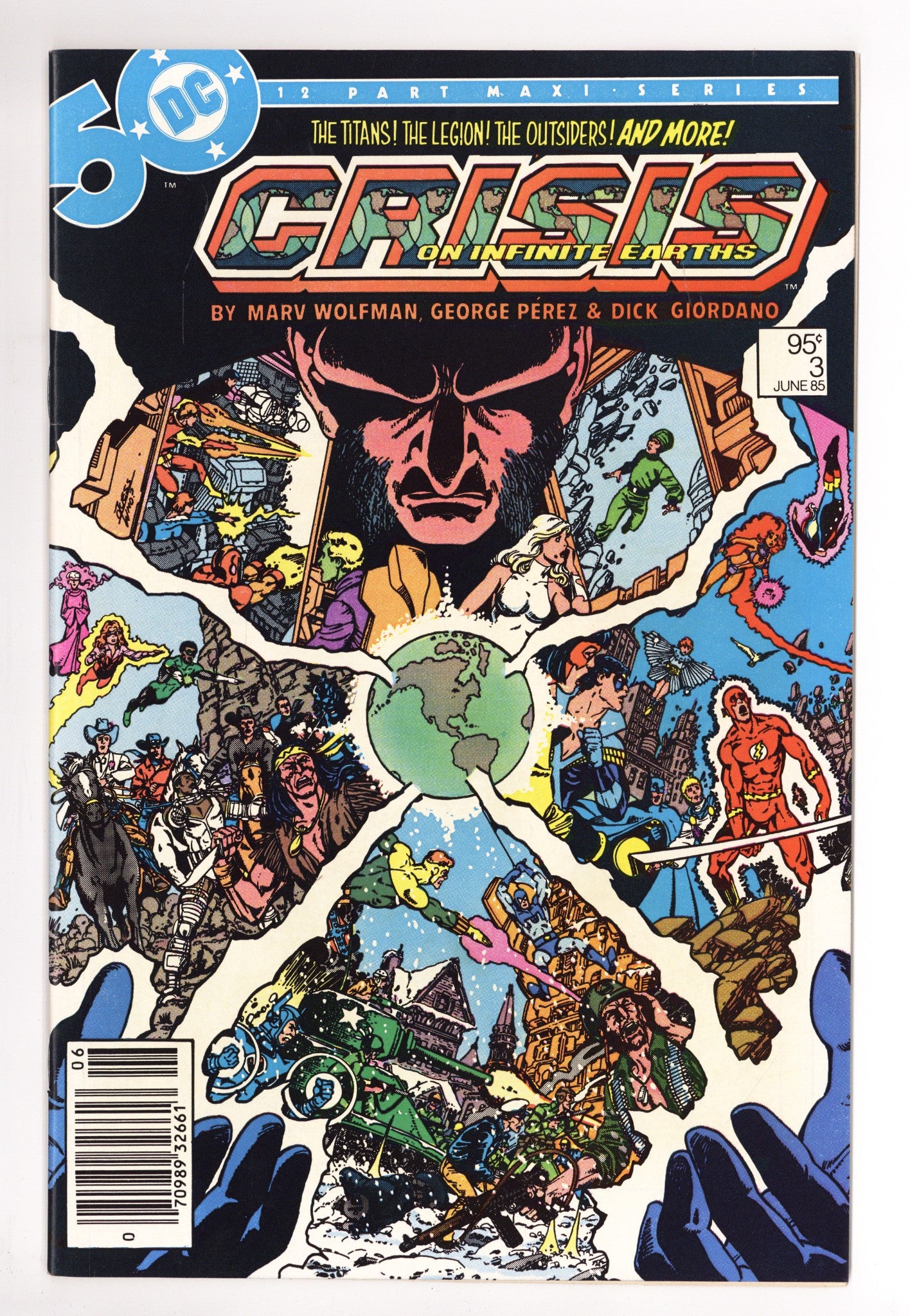Crisis on Infinite Earths 3 NM- (9.2) (1985) Canadian Price Variant 