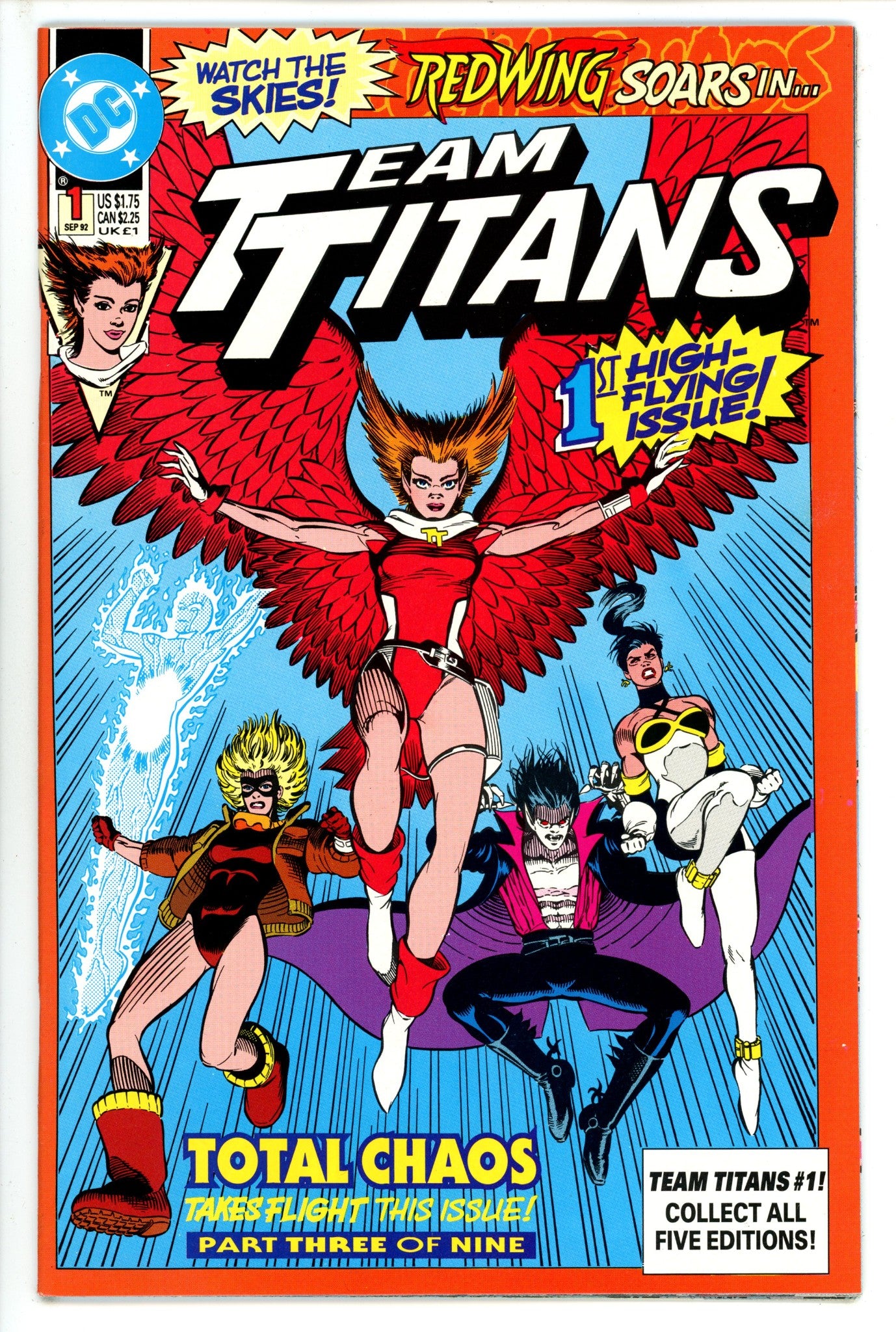 Team Titans 1 Redwing Variant (1992)