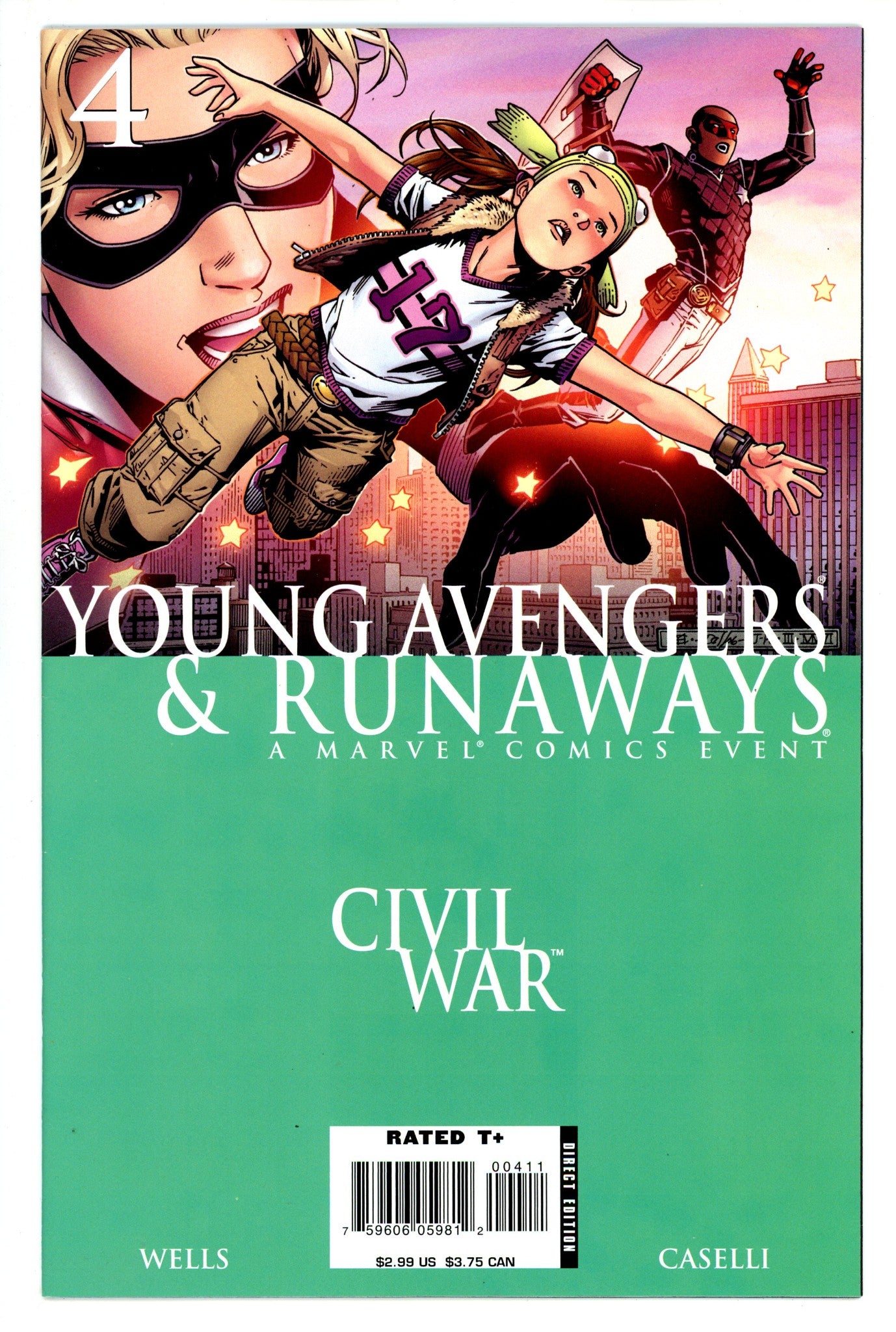 Civil War: Young Avengers & Runaways 4 High Grade (2006) 
