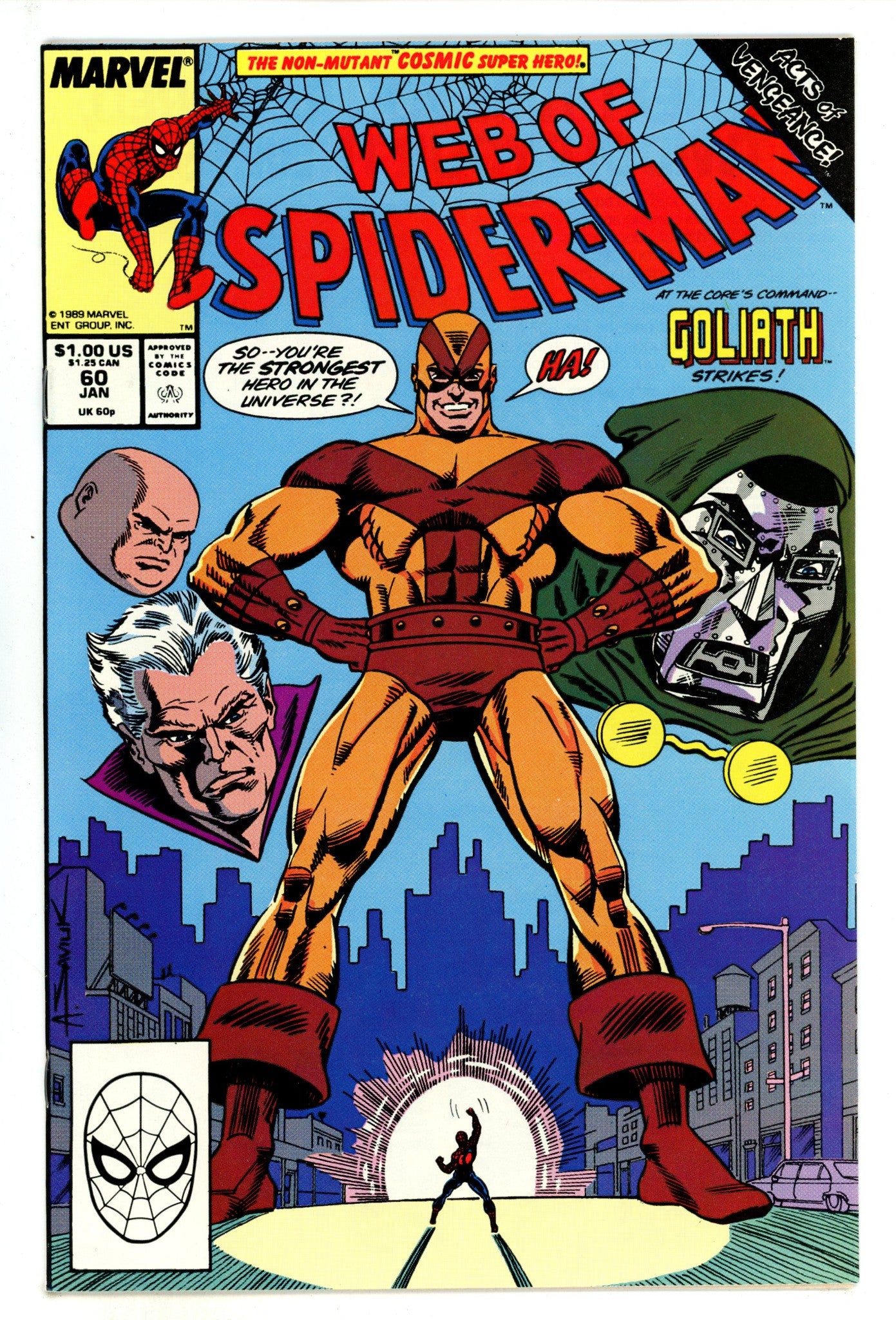 Web of Spider-Man Vol 1 60 NM- (9.2) (1990) 