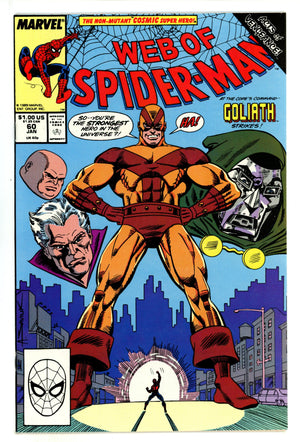 Web of Spider-Man Vol 1 60 NM- (9.2) (1990)