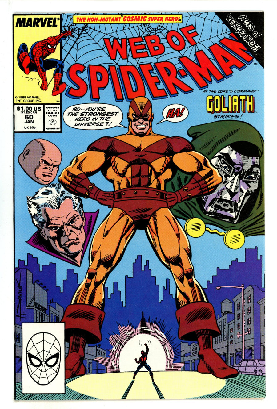 Web of Spider-Man Vol 1 60 NM- (9.2) (1990) 