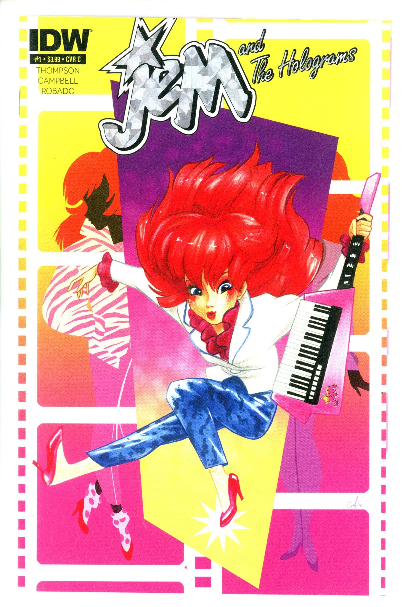 Jem & The Holograms 1 High Grade (2015) Mebberson Variant 