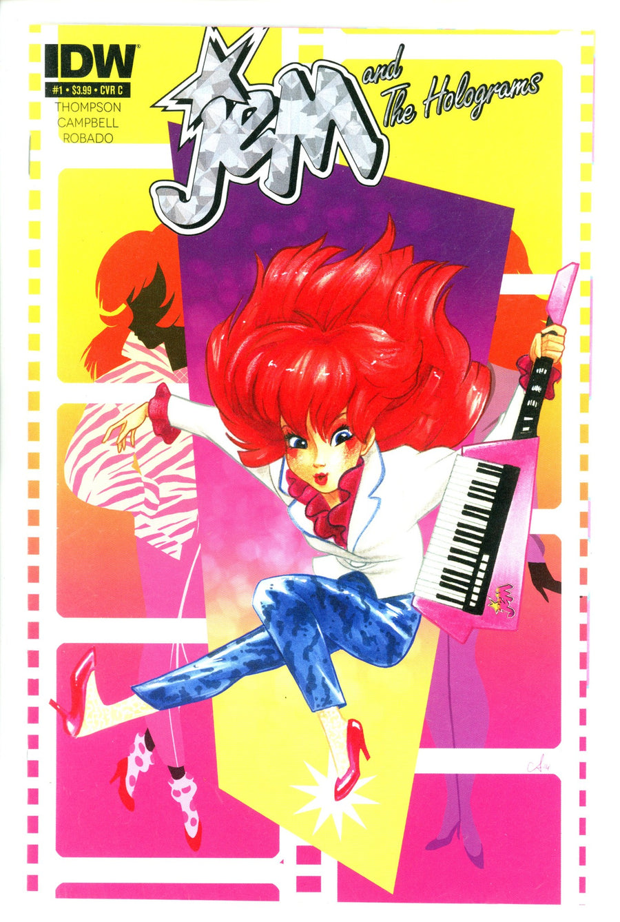 Jem & The Holograms 1 High Grade (2015) Mebberson Variant 