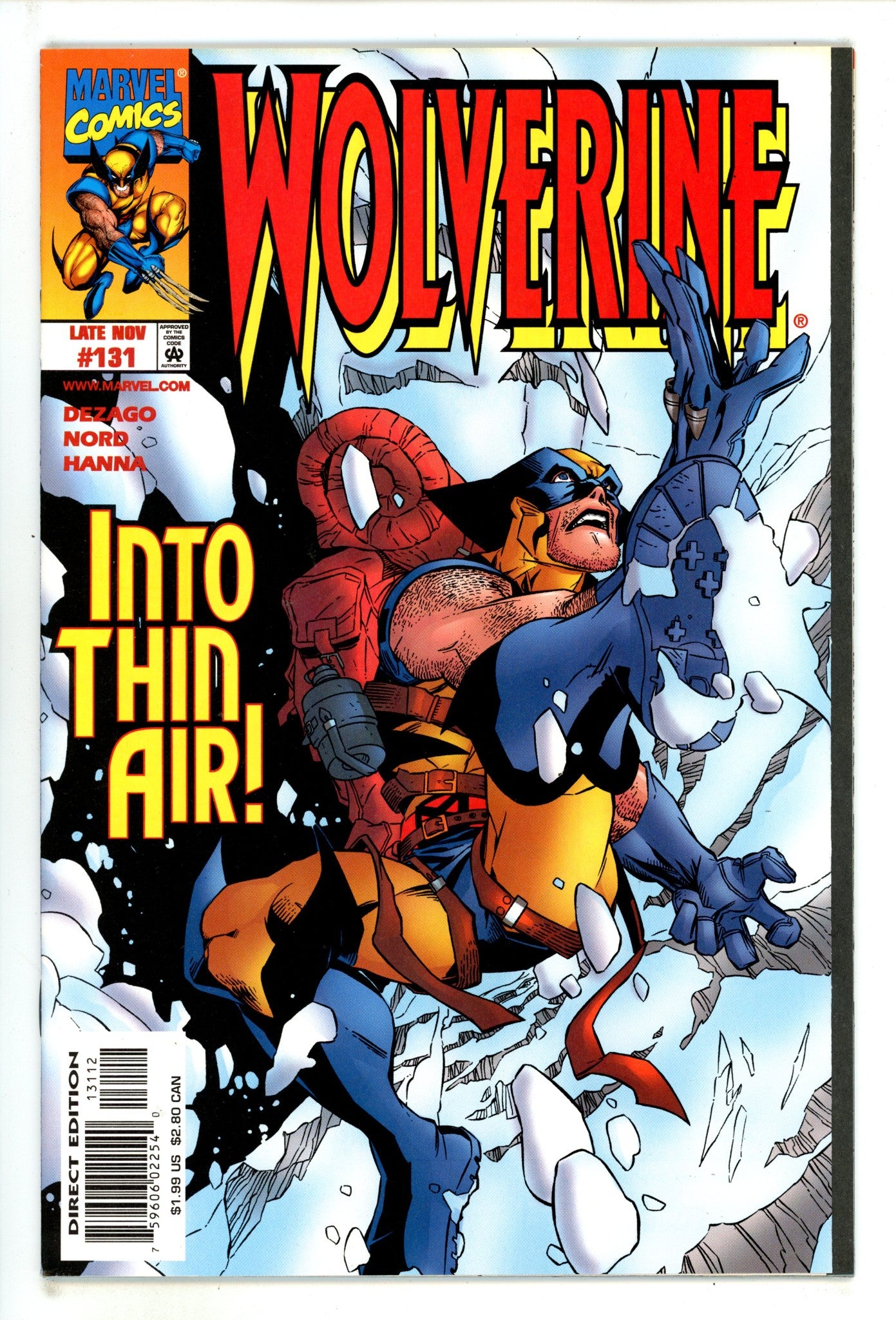 Wolverine Vol 2 131 High Grade Corrected (1998) 