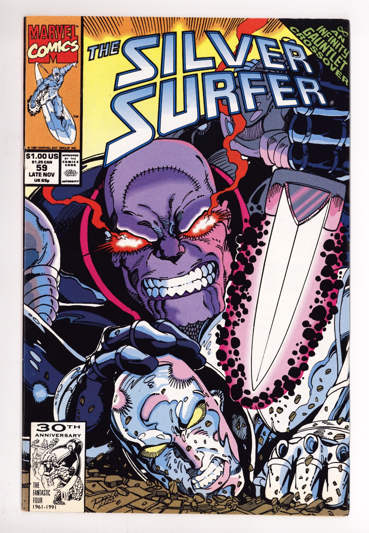 Silver Surfer Vol 3 59 Mid Grade (1991) 