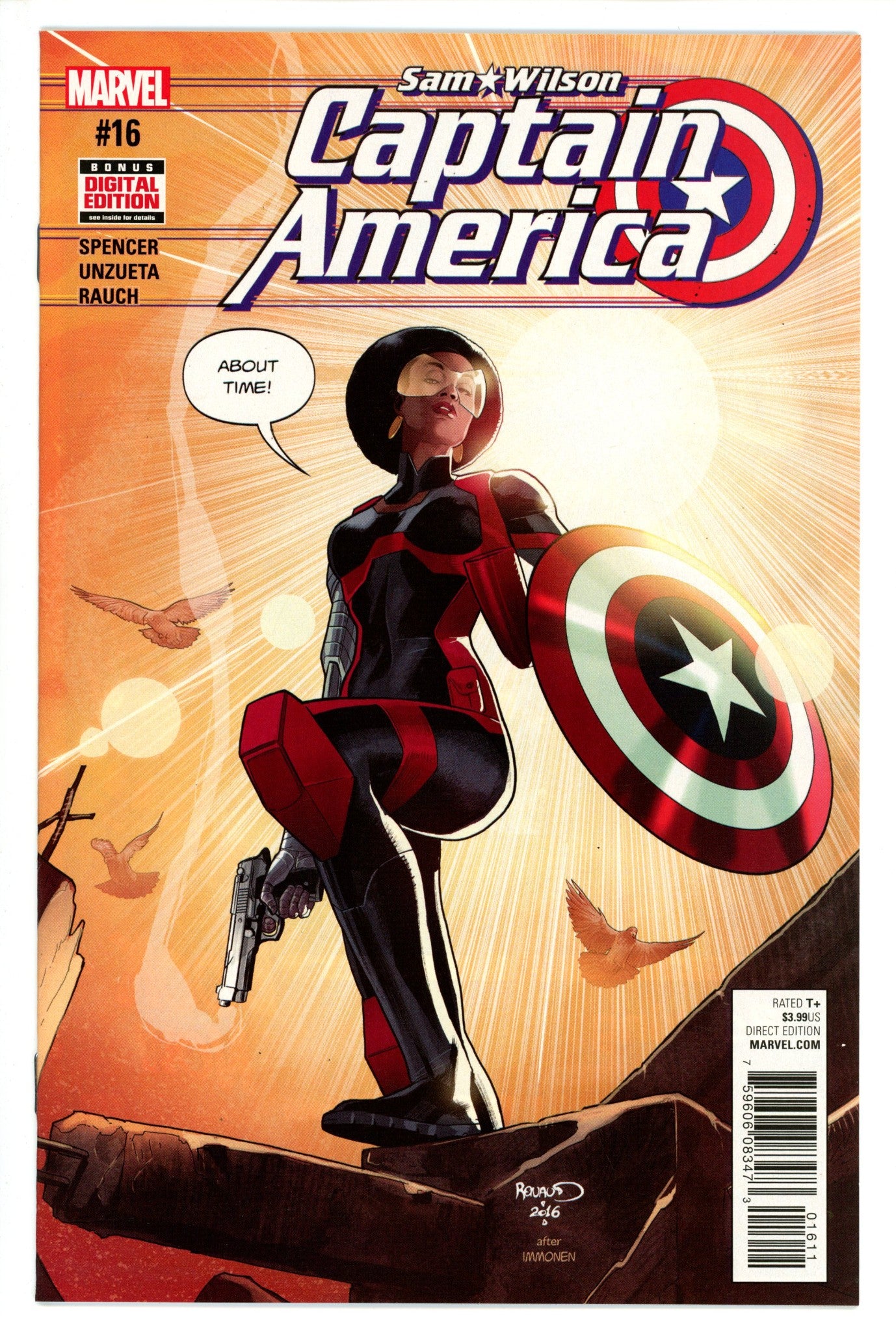 Captain America: Sam Wilson 16 NM (9.4) (2017)