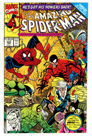 The Amazing Spider-Man Vol 1 343 VF+ (8.5) (1991)