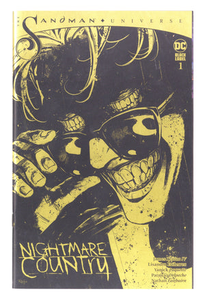 The Sandman Universe: Nightmare Country   1  NM (9.4)   (2022) Robles Gold Foil   Exclusive Variant