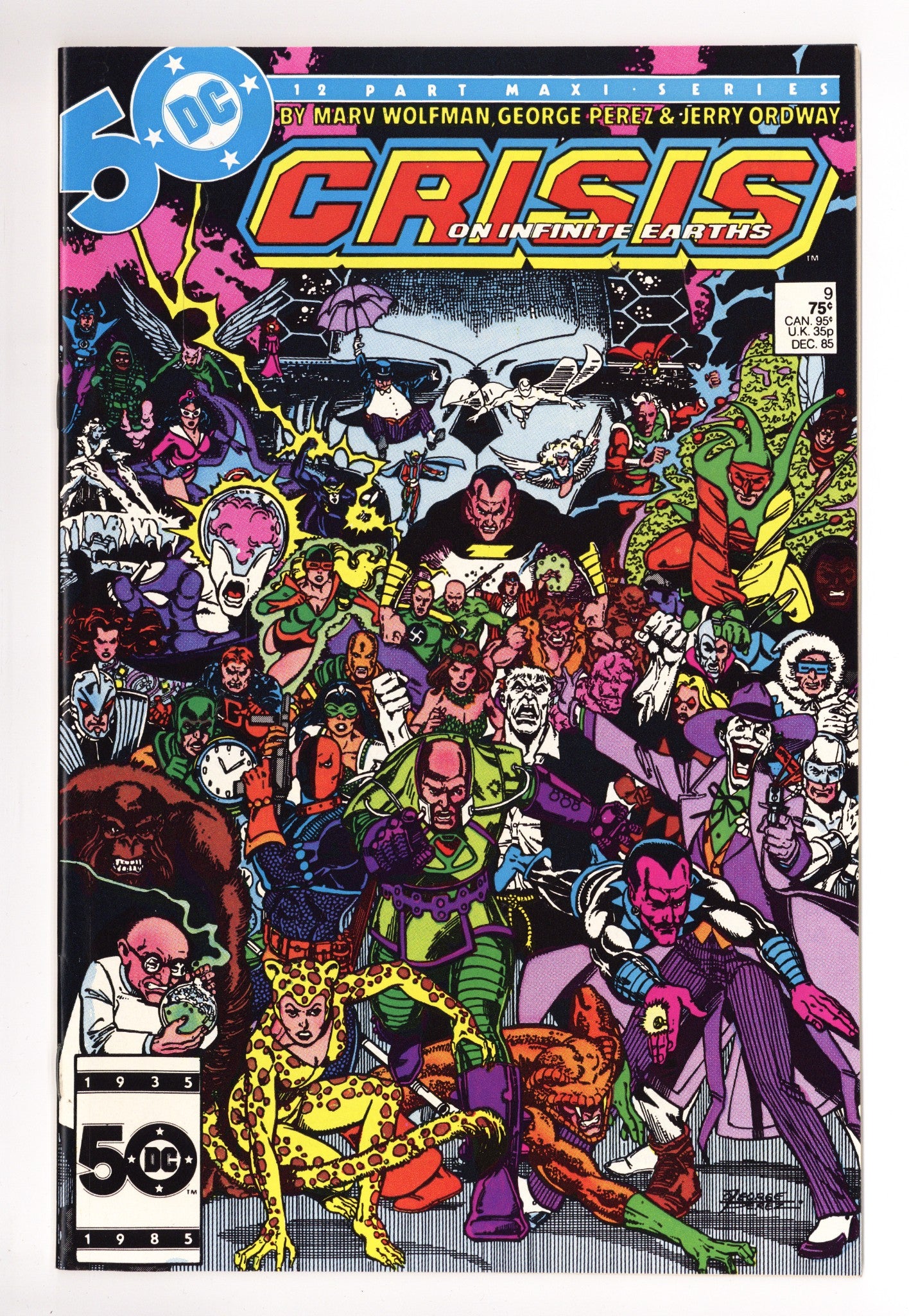 Crisis on Infinite Earths 9 NM (9.4) (1985) 
