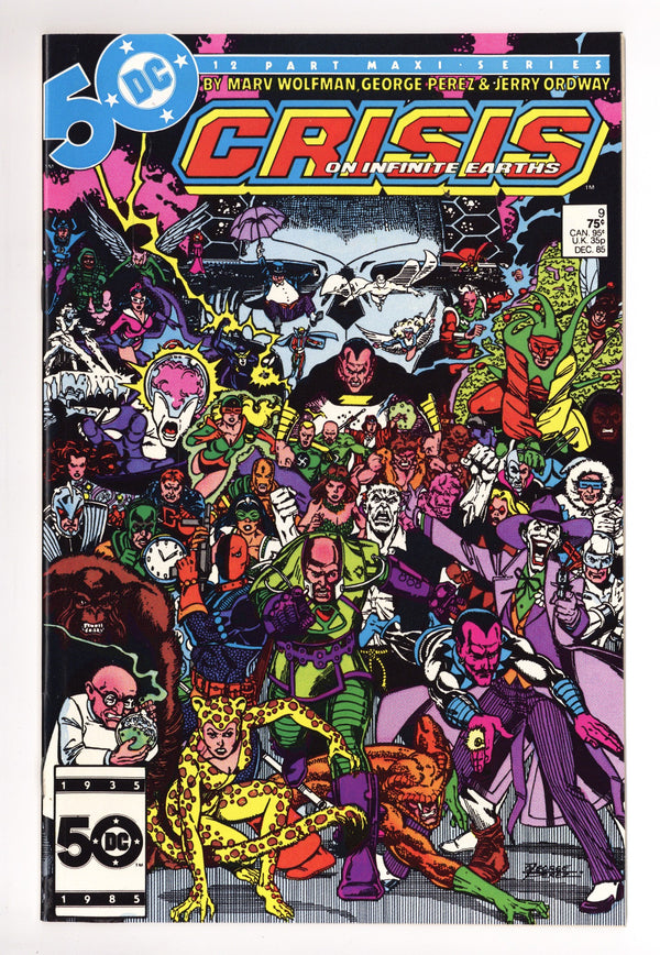 Crisis on Infinite Earths 9 NM (9.4) (1985)