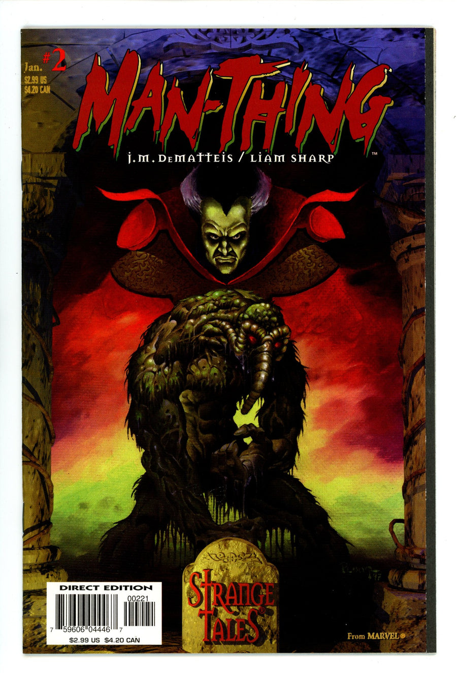 Man-Thing Vol 3 2 High Grade (1998) Ploog Variant
