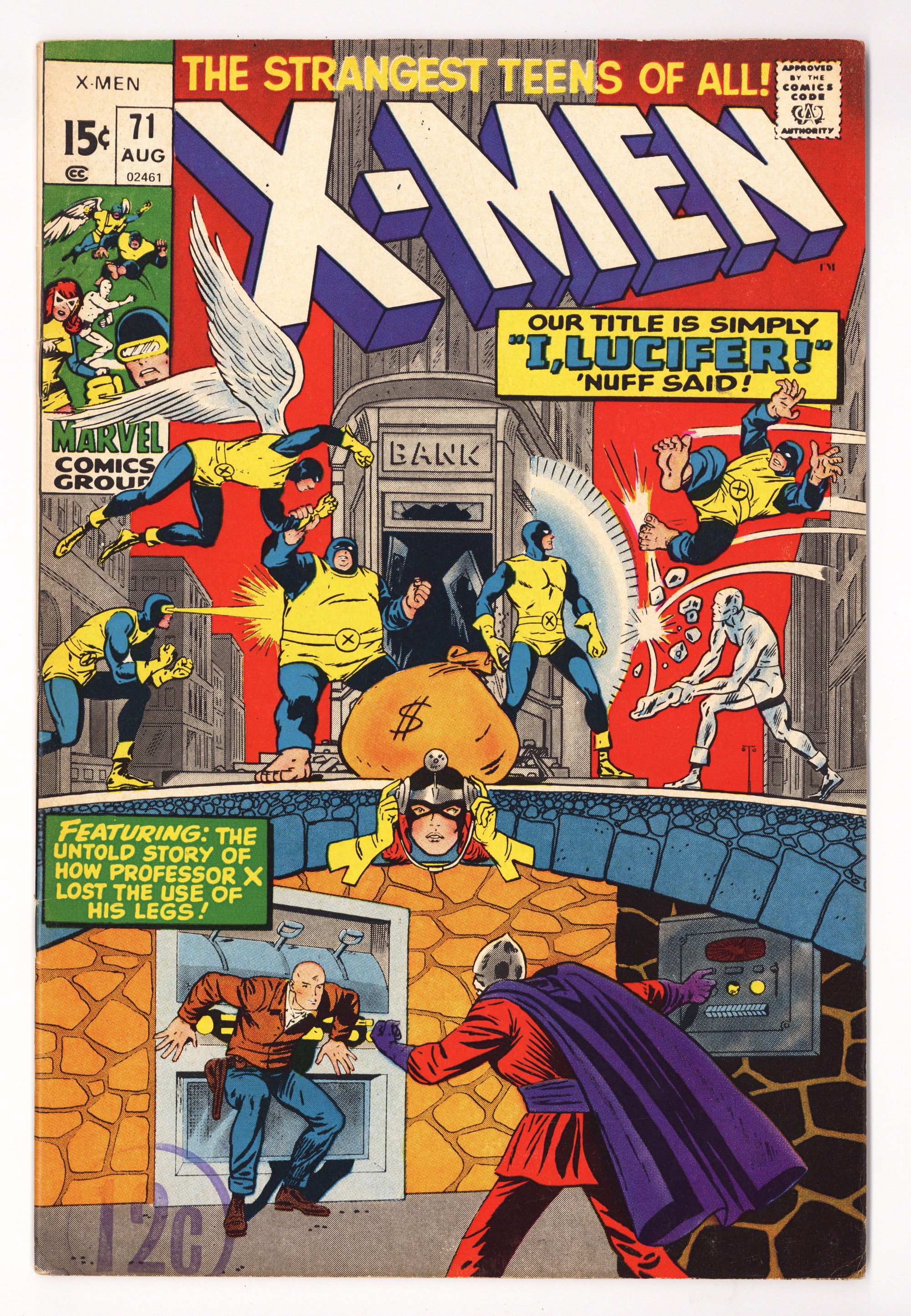 The X-Men Vol 1 71  FN (6.0)   (1971)        