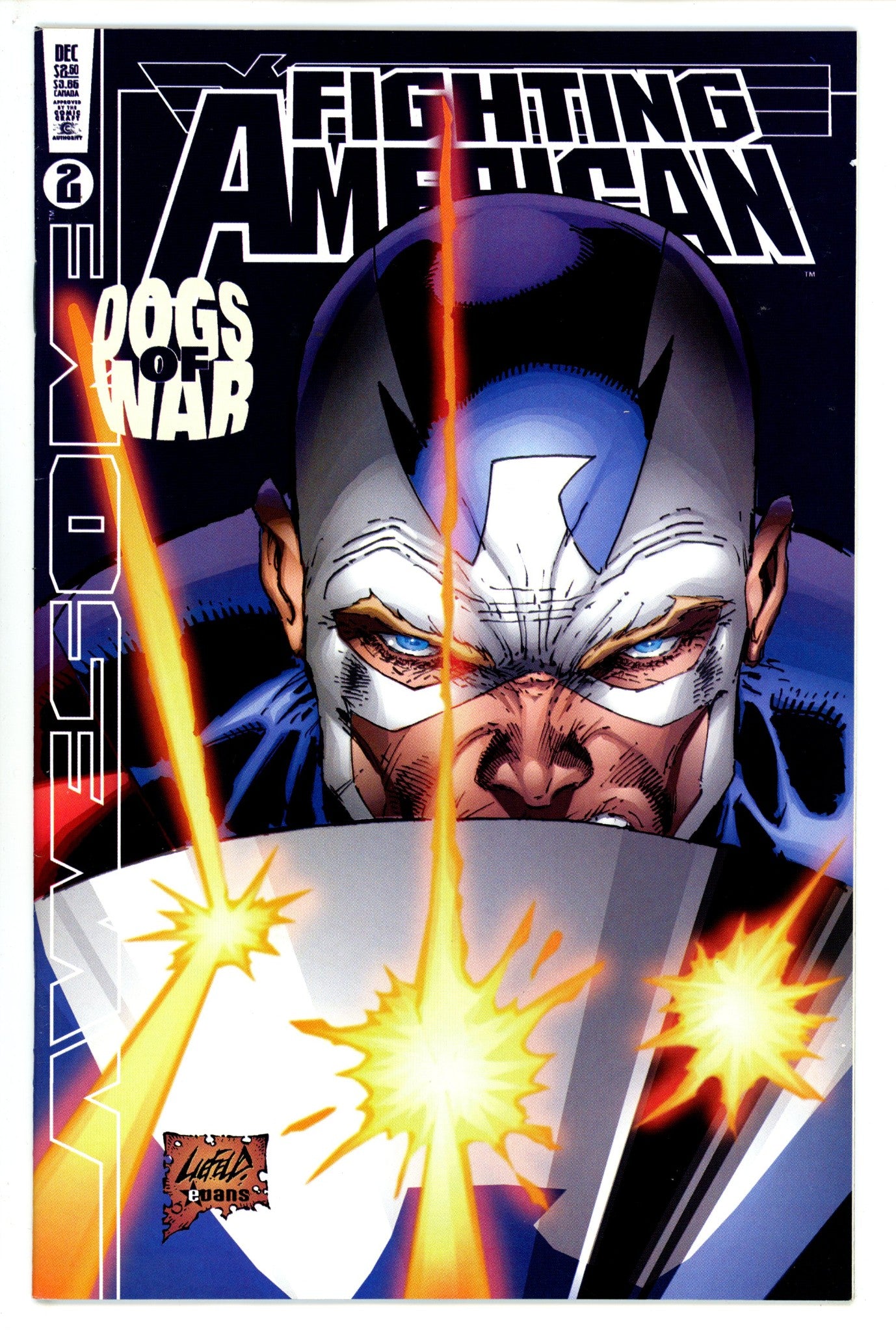 Fighting American: Dogs of War 2 Liefeld Variant VF/NM (1998)