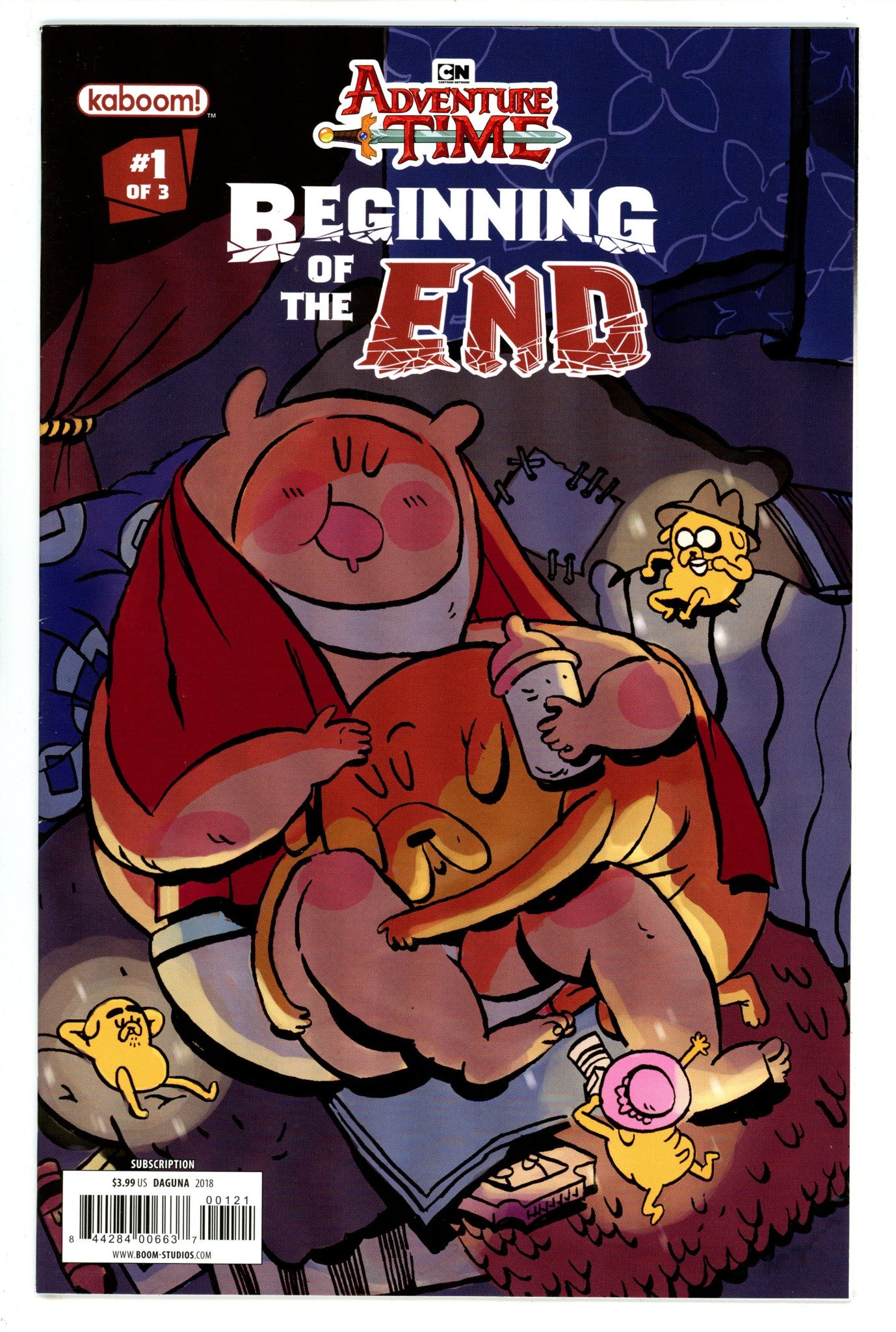 Adventure Time: Beginning of the End 1 VF+ (8.5) (2018) Daguna Variant 