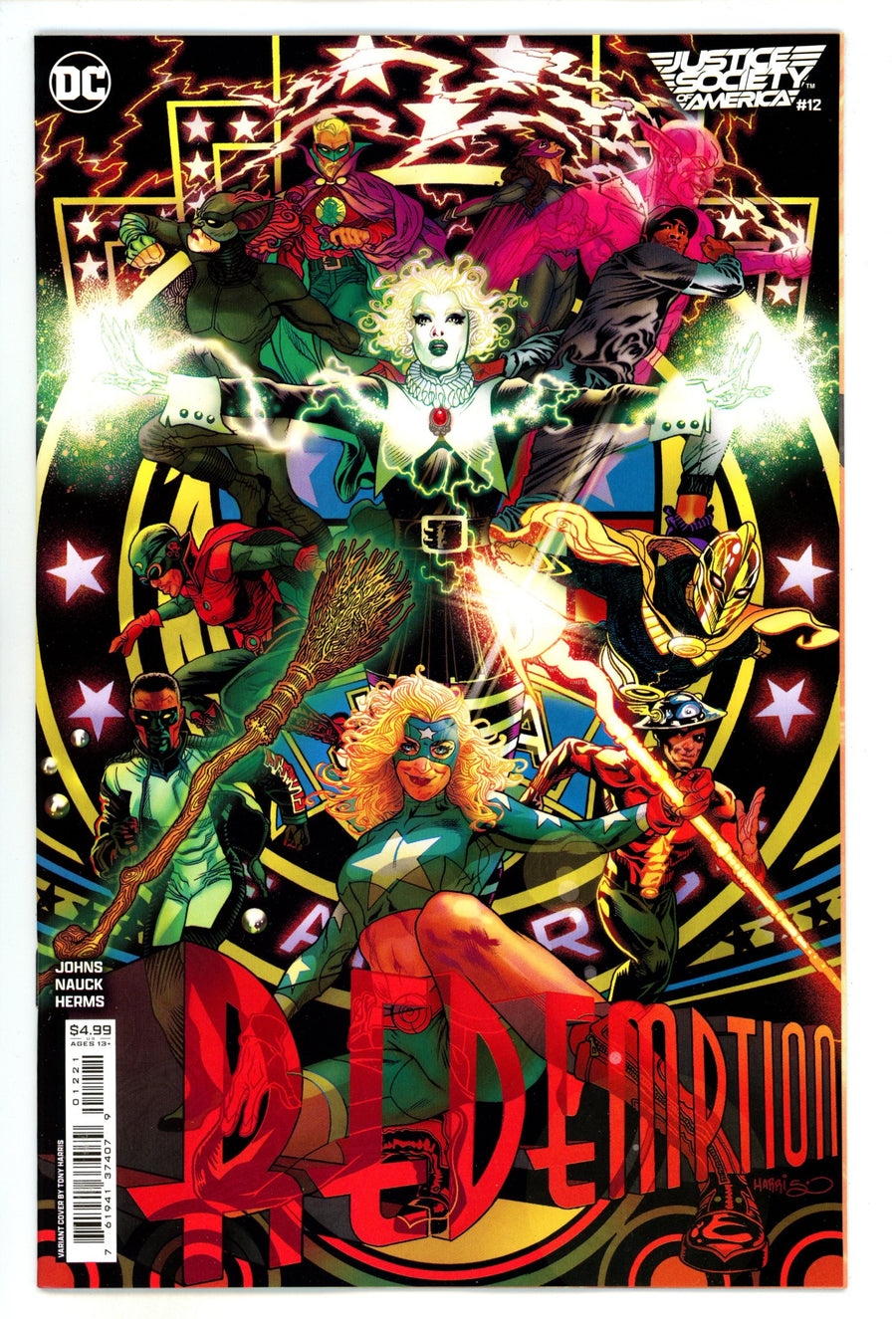 Justice Society Of America Vol 4 12 Harris Variant (2024)