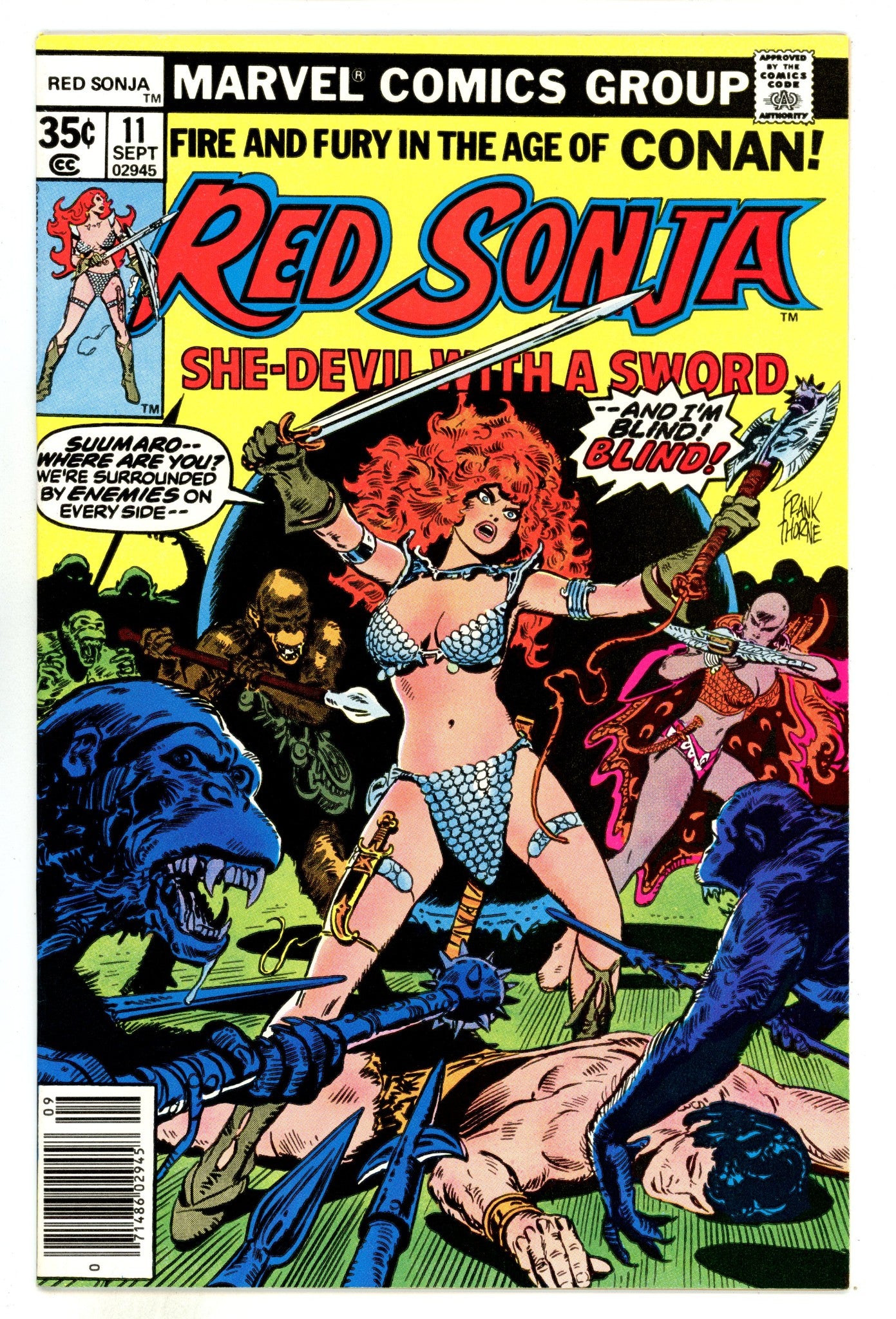 Red Sonja Vol 1 11  VF/NM (9.0)  (1978)  