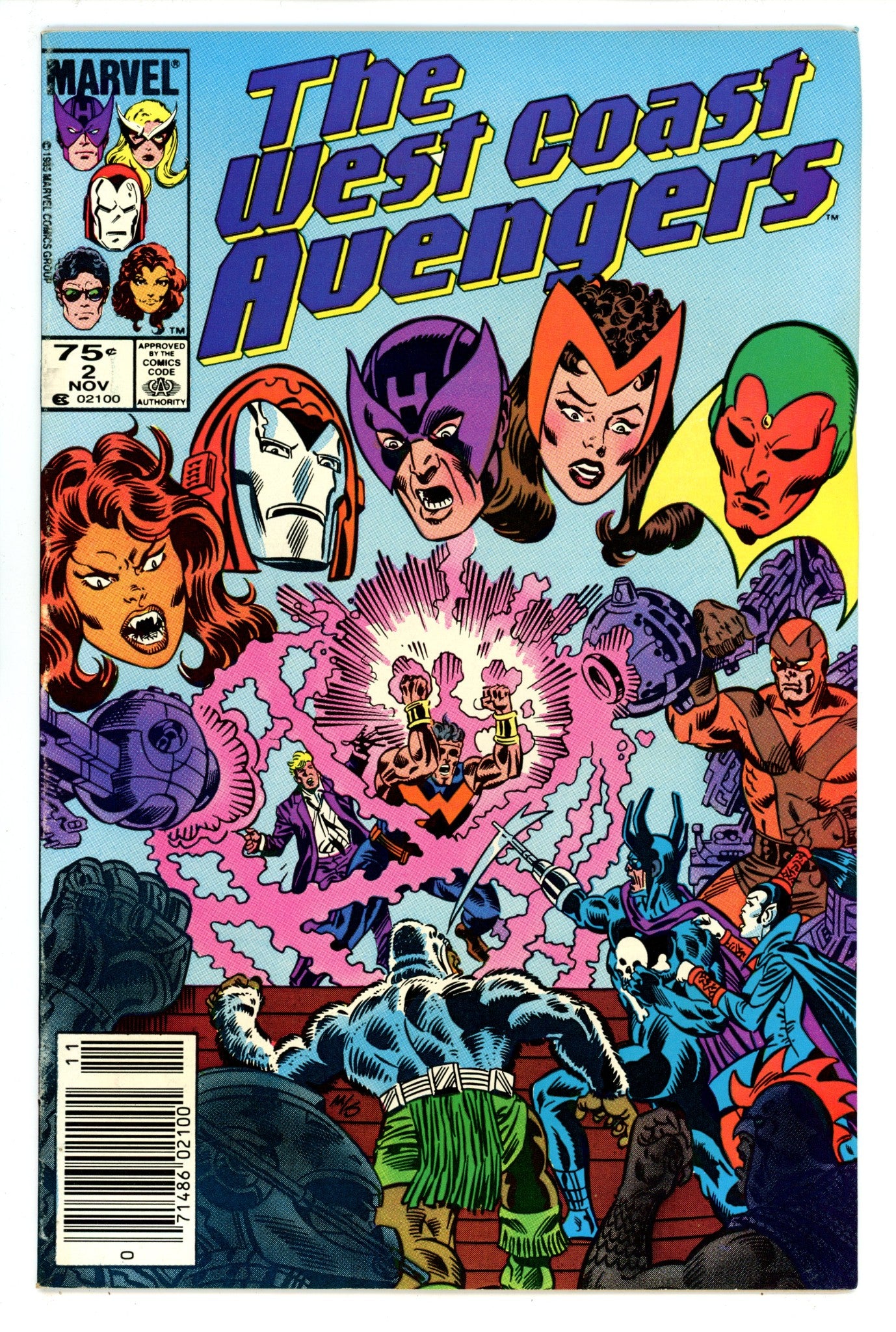 West Coast Avengers Vol 2 2 FN (6.0) (1985) Canadian Price Variant 