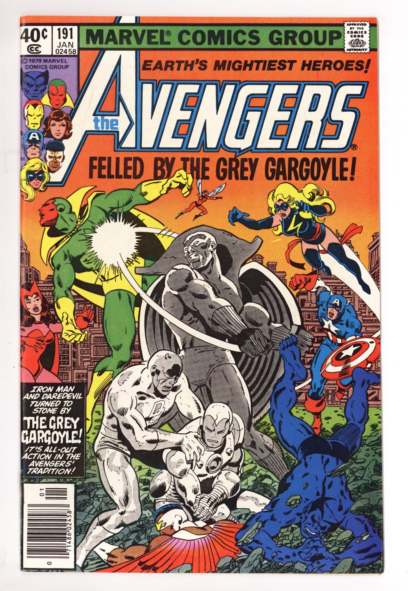 The Avengers Vol 1 191 NM- (9.2) (1980) Newsstand 