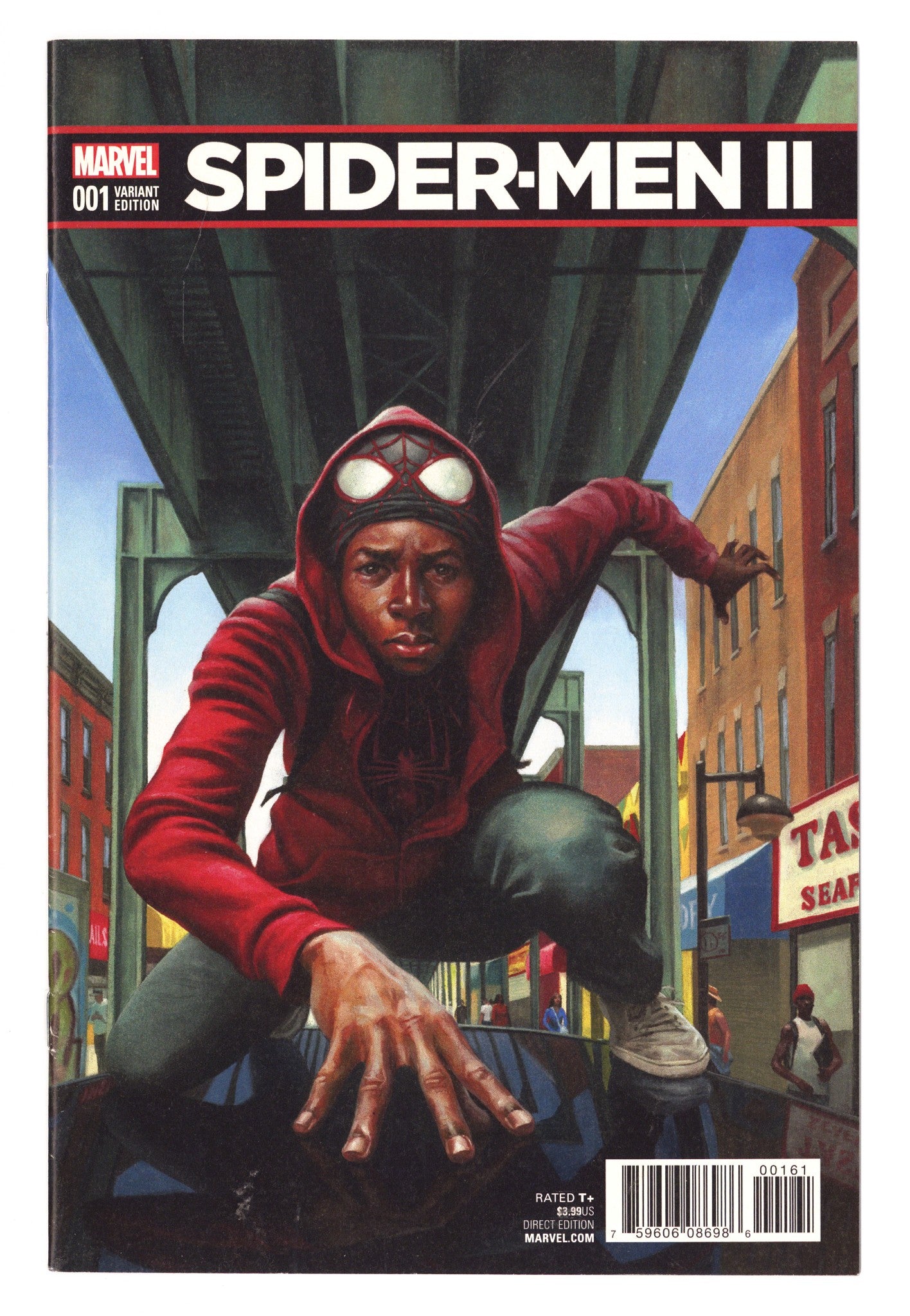 Spider-Men II 1 VF+ (8.5) (2017) Nelson Incentive Variant 