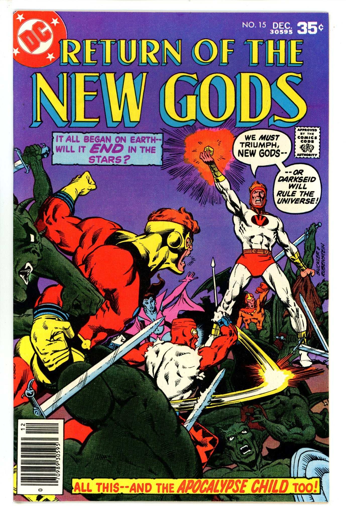 The New Gods Vol 1 15 FN/VF (1977)
