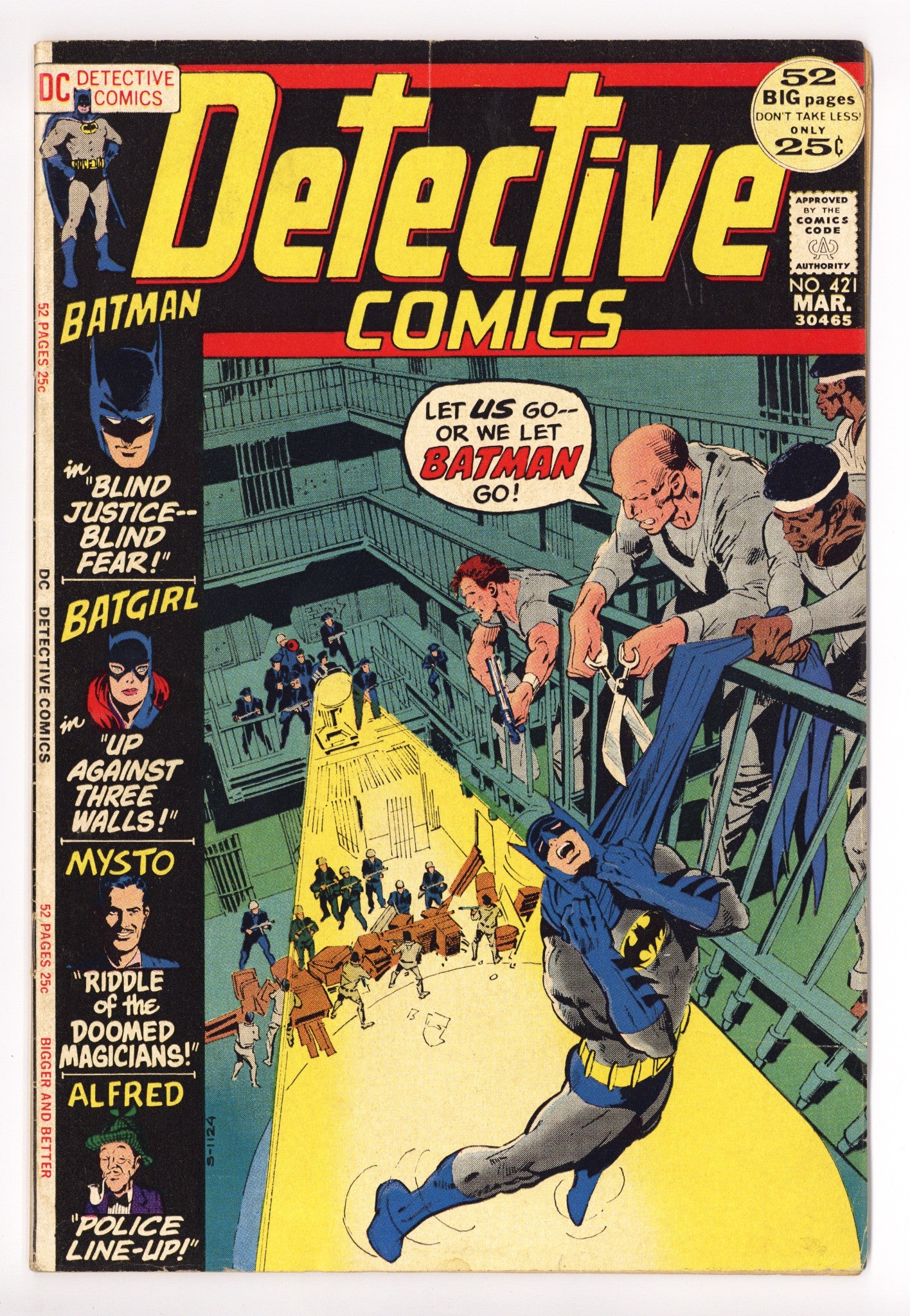 Detective Comics Vol 1 421 VG+ (4.5) (1972) 