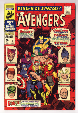 The Avengers Annual Vol 1 1  FN (6.0)   (1967)