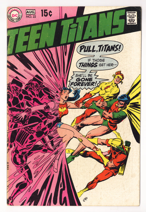 Teen Titans Vol 1 22  VG+ (4.5)   (1969)