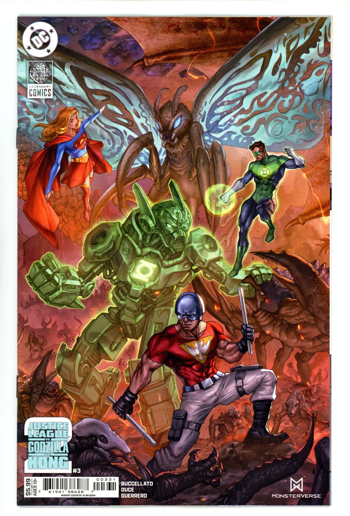 Justice League Vs Godzilla Vs Kong 2 3 Quah Variant (2025)