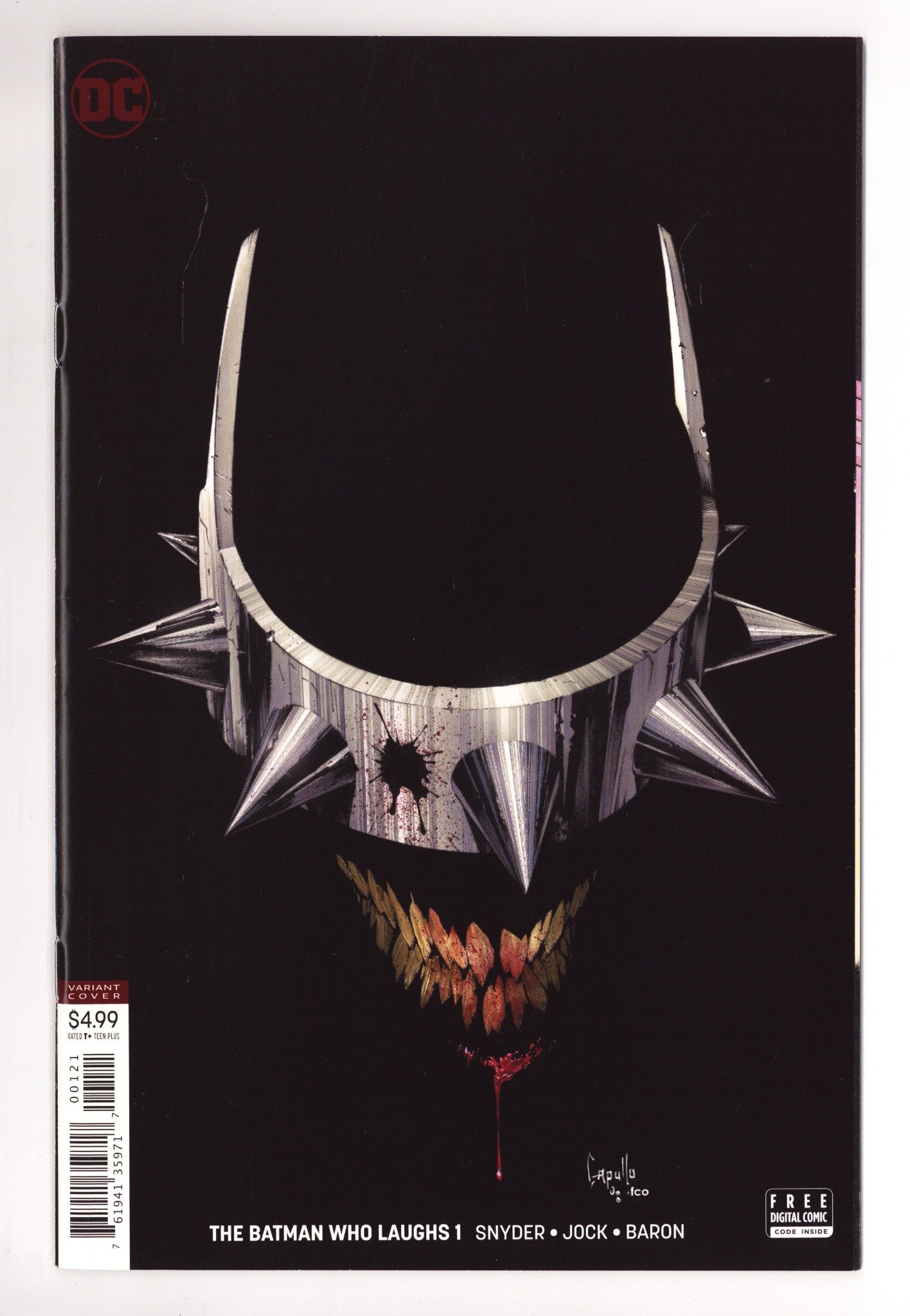 The Batman Who Laughs 1 High Grade (2019) Capullo Variant 