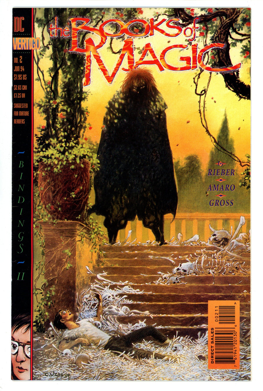 The Books of Magic Vol 2 2  Mid Grade  (1994)   
