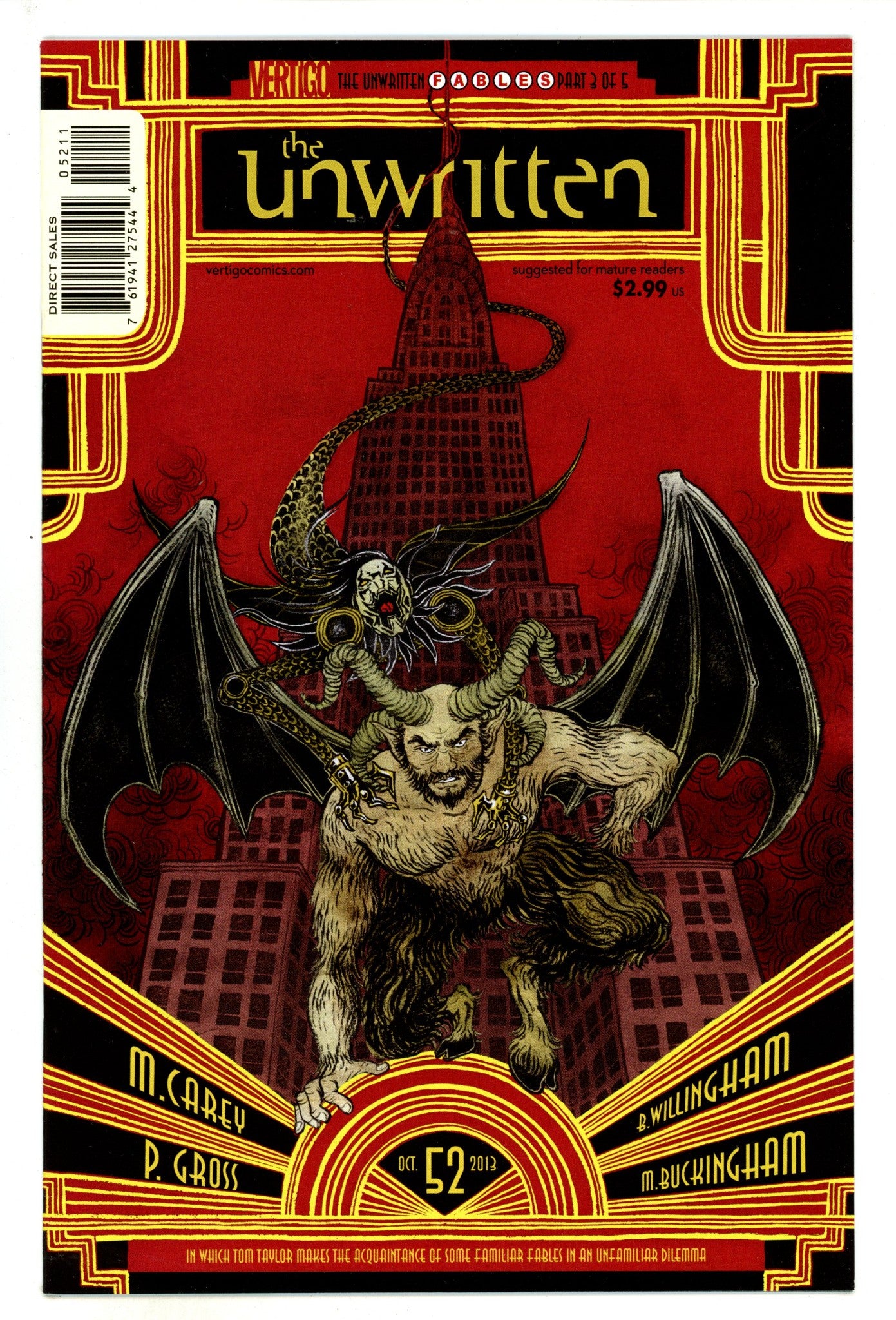 The Unwritten   52  High Grade   (2013)        