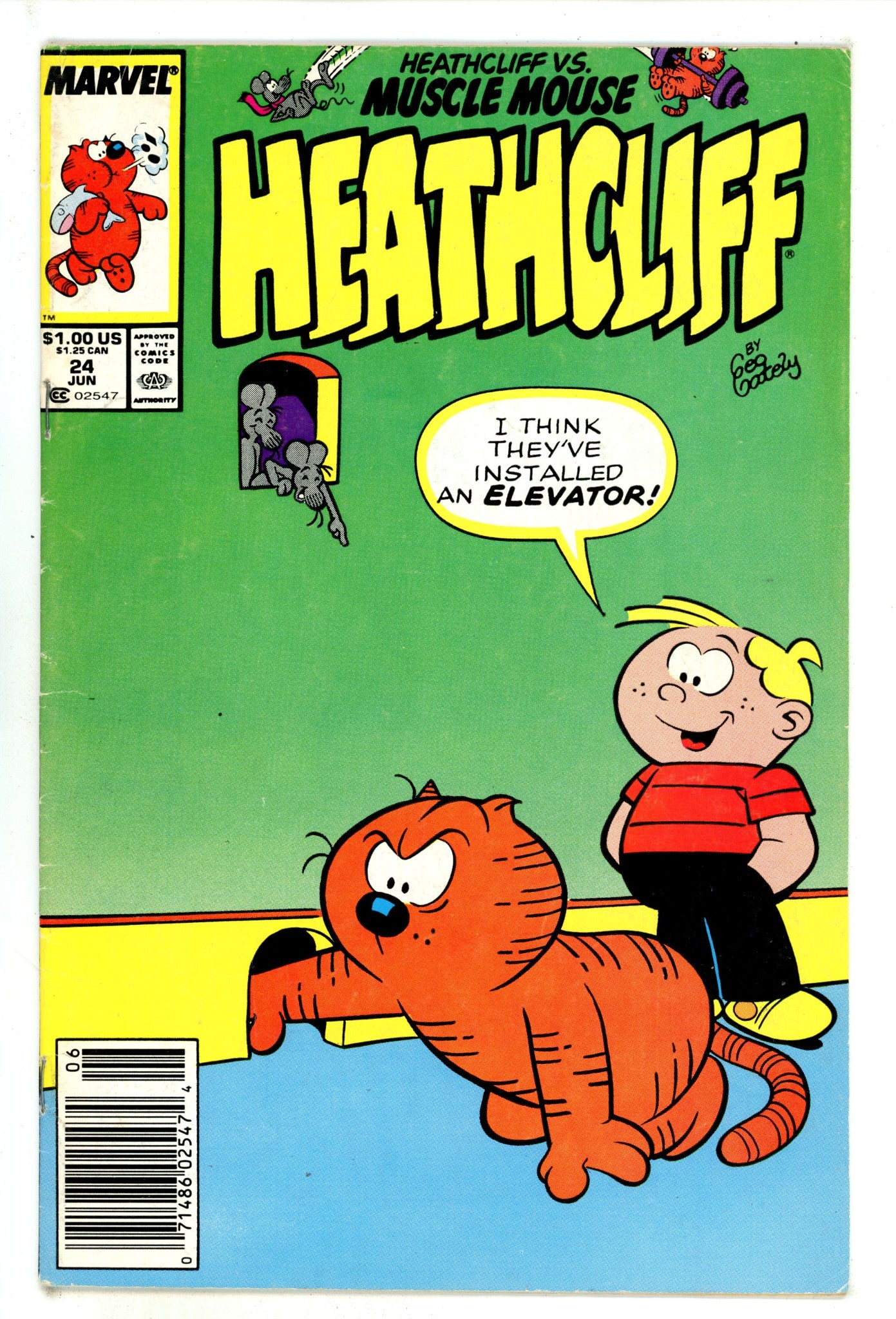 Heathcliff 24 Low Grade (1988) Newsstand 