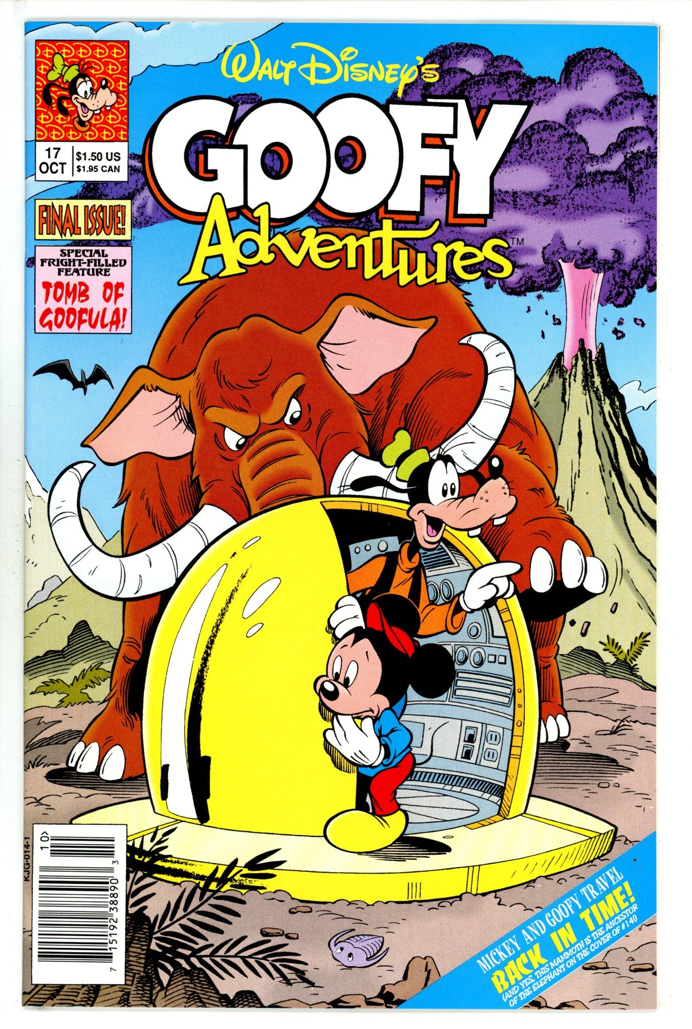 Goofy Adventures 17 Newsstand VF/NM (1991)