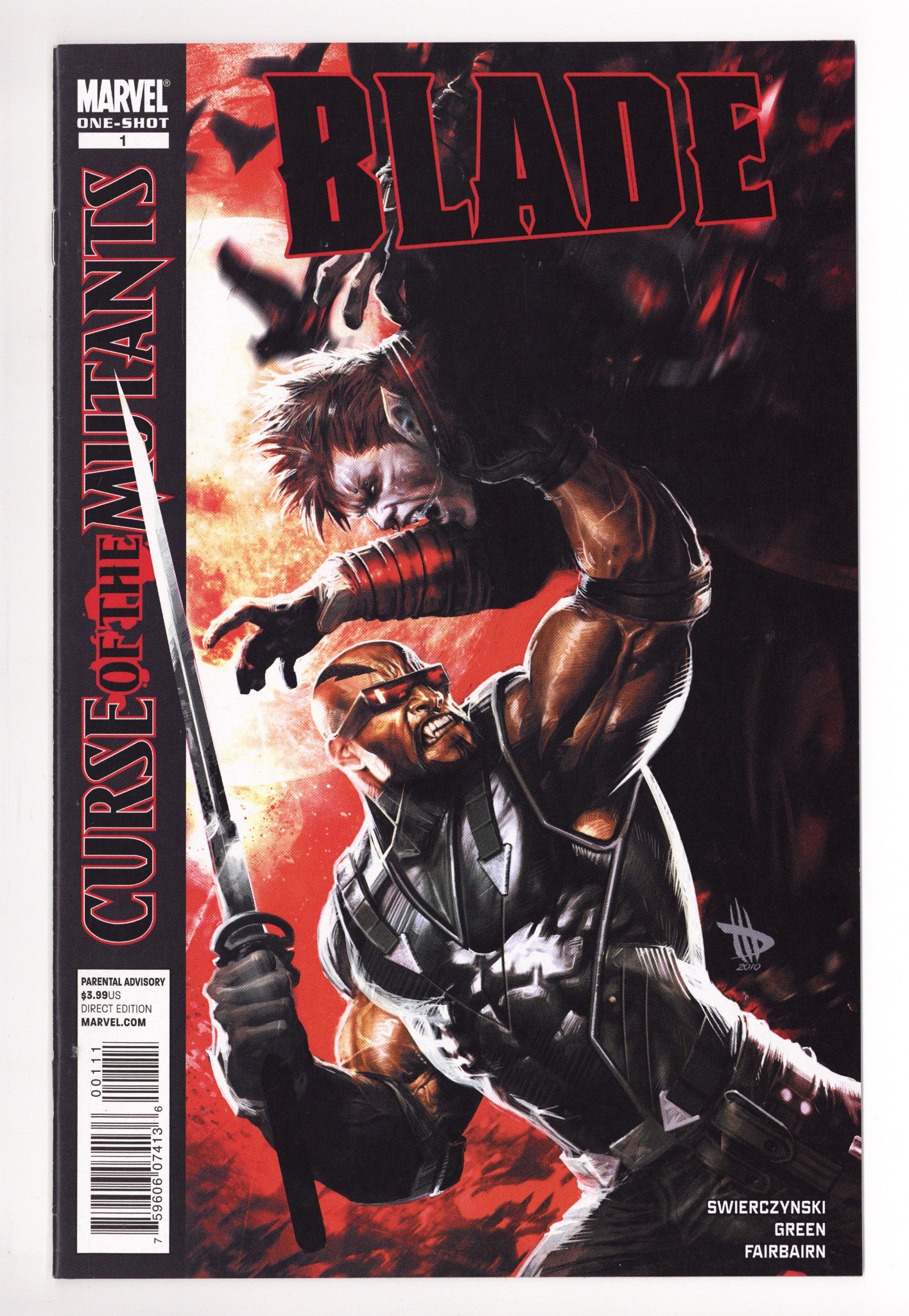 X-Men: Curse of the Mutants - Blade 1 High Grade (2010) 