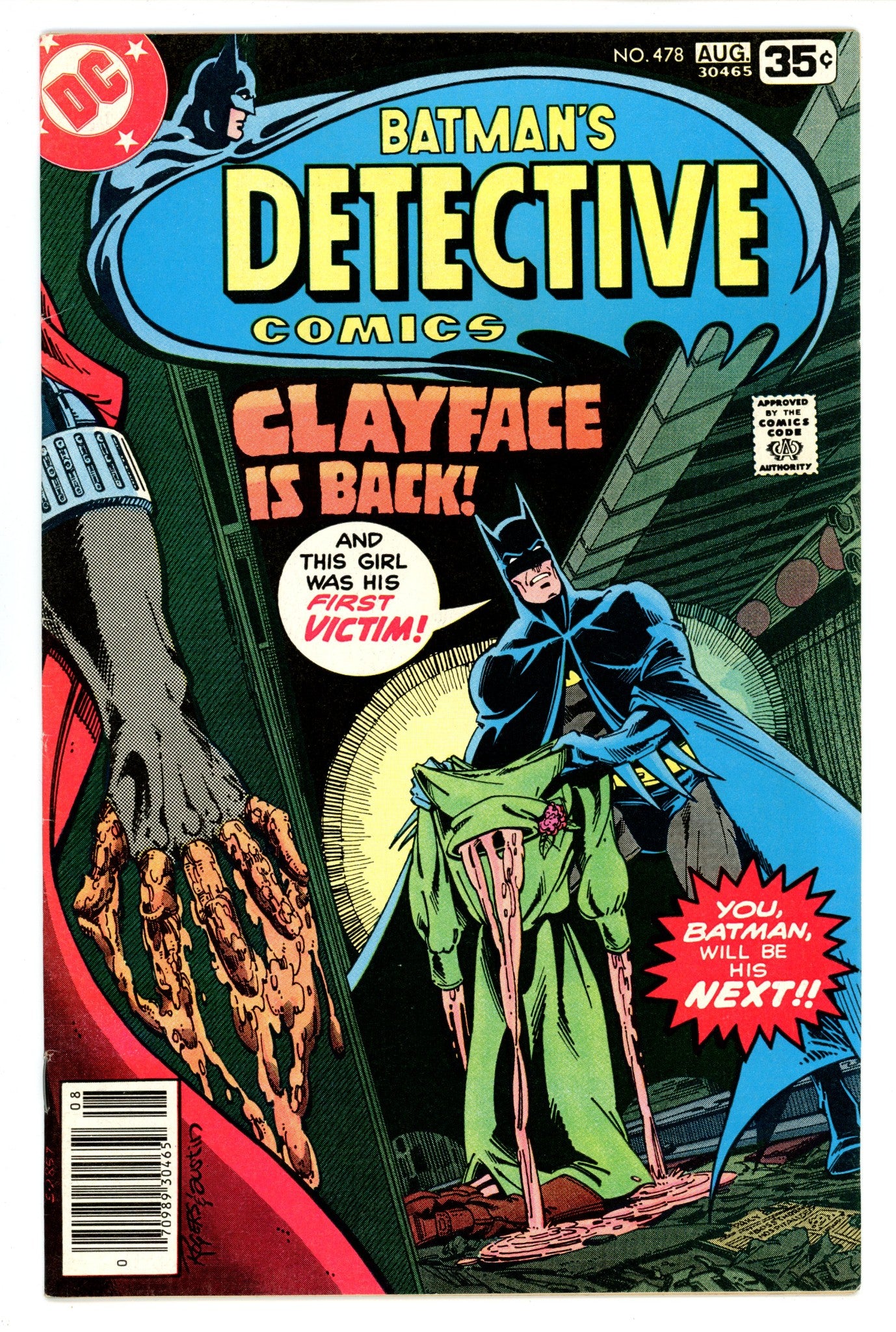 Detective Comics Vol 1 478 FN/VF (7.0) (1978) 