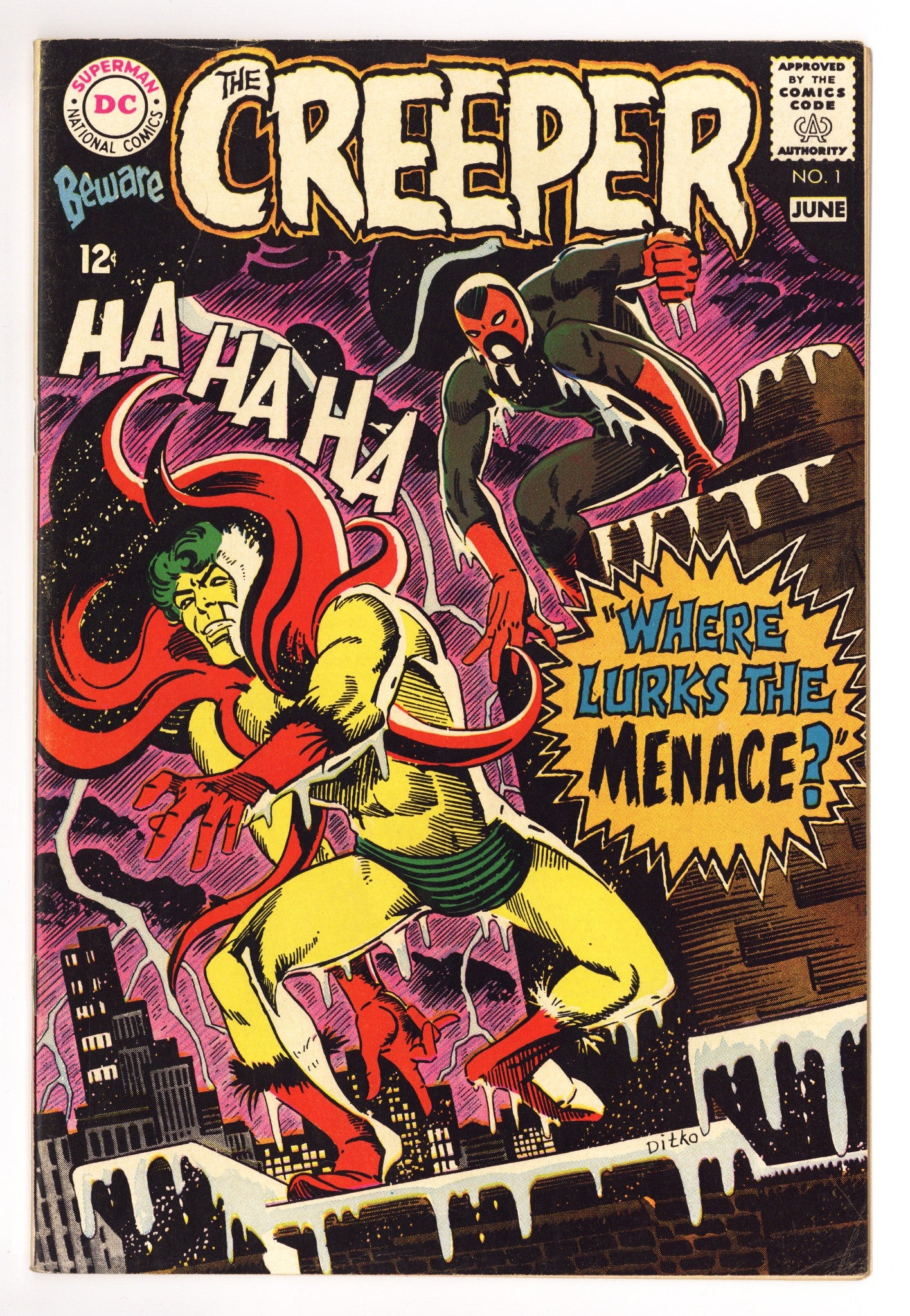 Beware the Creeper Vol 1 1 FN+ (6.5) (1968) 