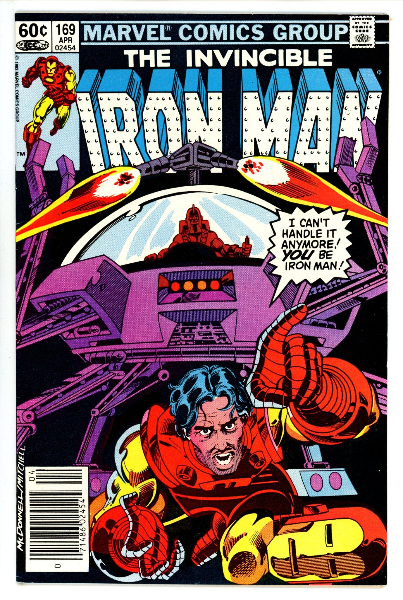 Iron Man Vol 1 169 Newsstand FN (1983)