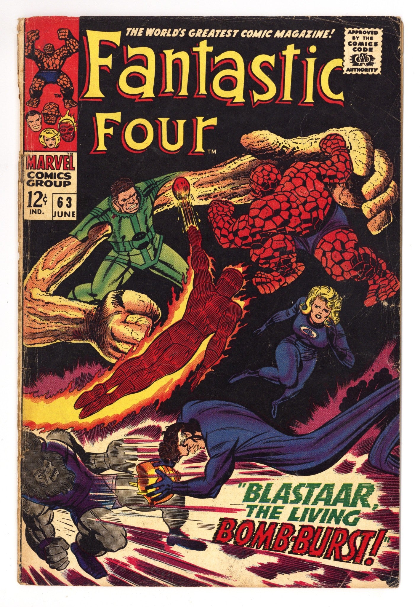 Fantastic Four Vol 1 63 GD/VG (3.0) (1967) 