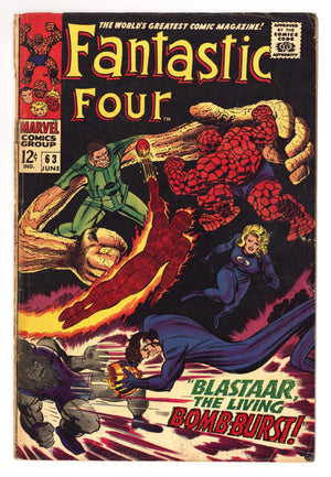 Fantastic Four Vol 1 63 GD/VG (3.0) (1967)