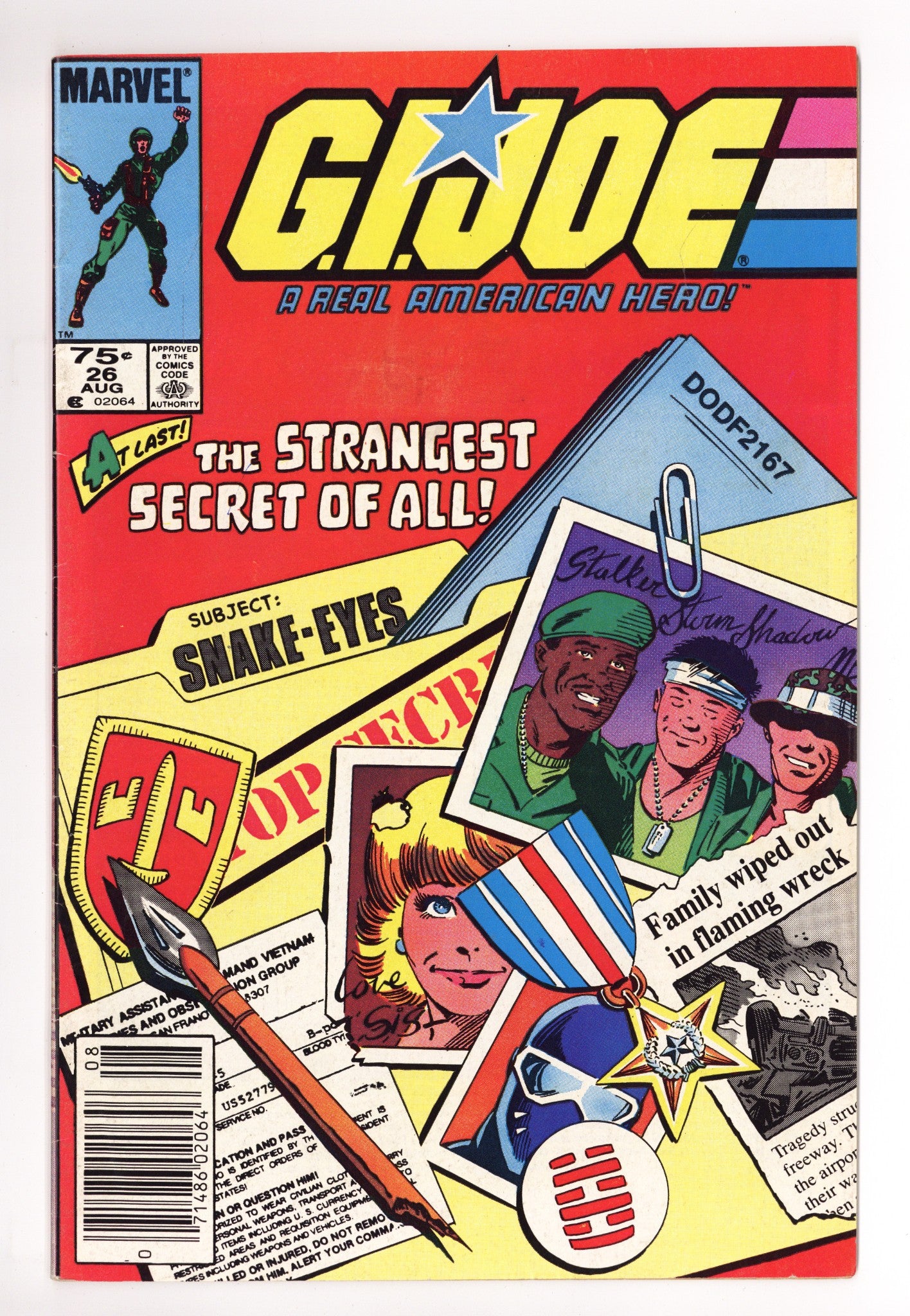 G.I. Joe, A Real American Hero 26 FN- (5.5) (1984) Canadian Price Variant 