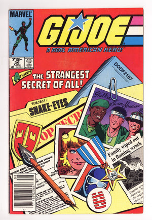 G.I. Joe, A Real American Hero 26 FN- (5.5) (1984) Canadian Price Variant