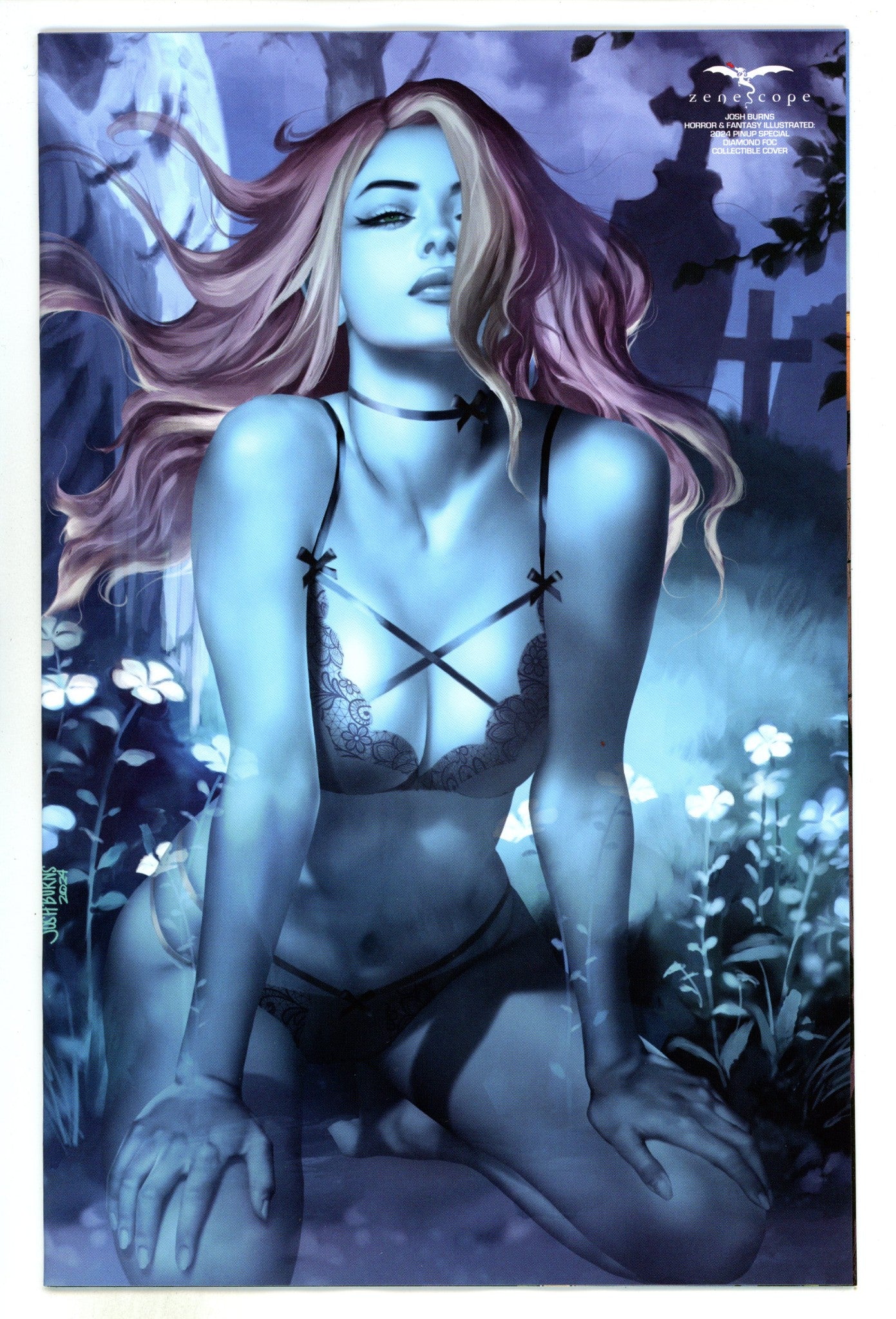 Horror & Fantasy Illustrated 1 Burns Risque Incentive Variant NM (2024)