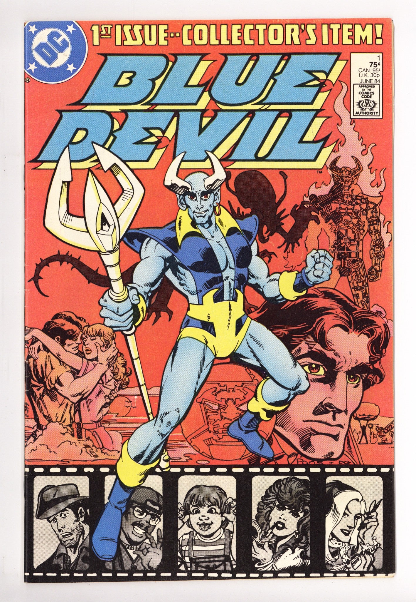 Blue Devil 1 Mid Grade (1984) 