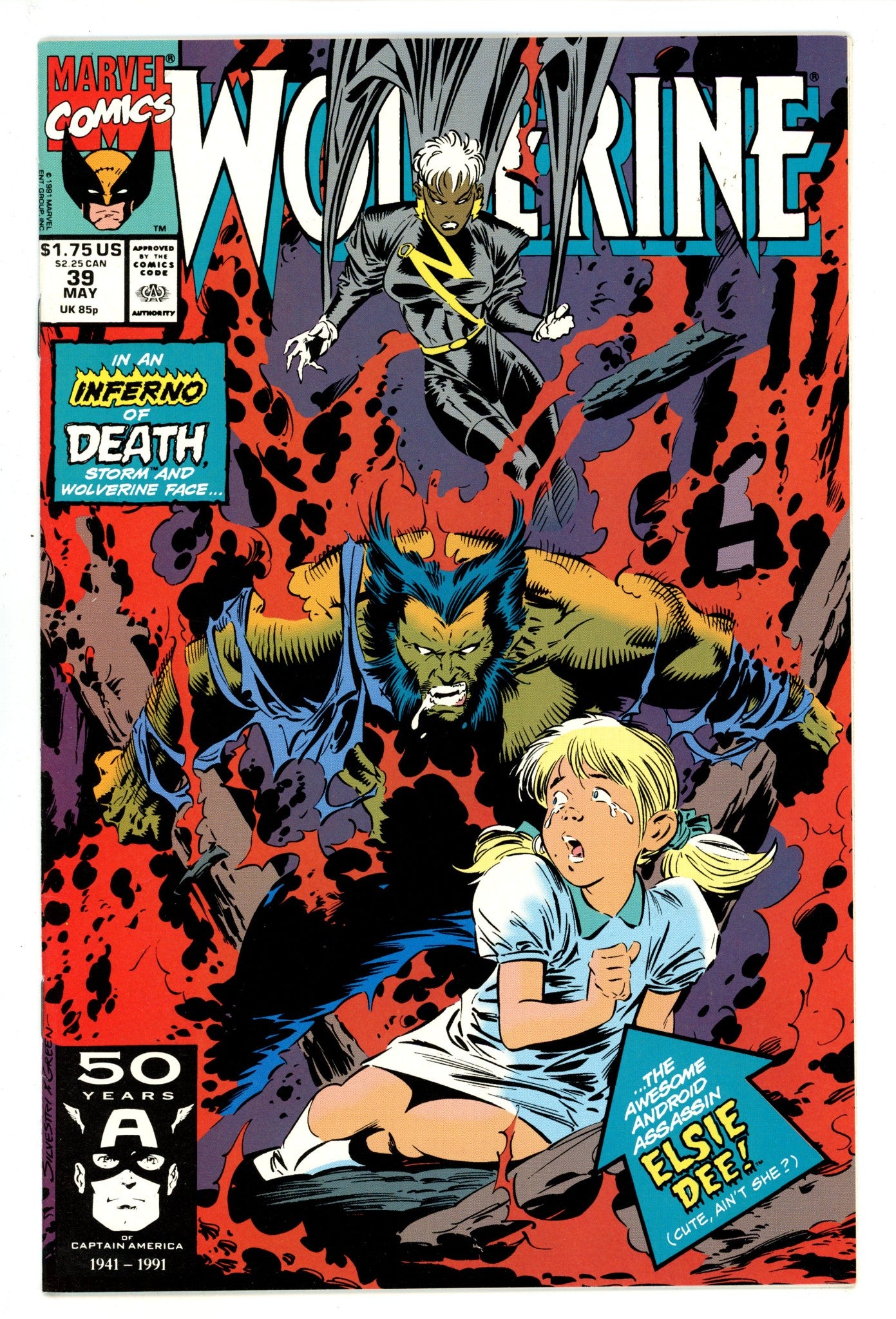 Wolverine Vol 2 39 High Grade (1991) 